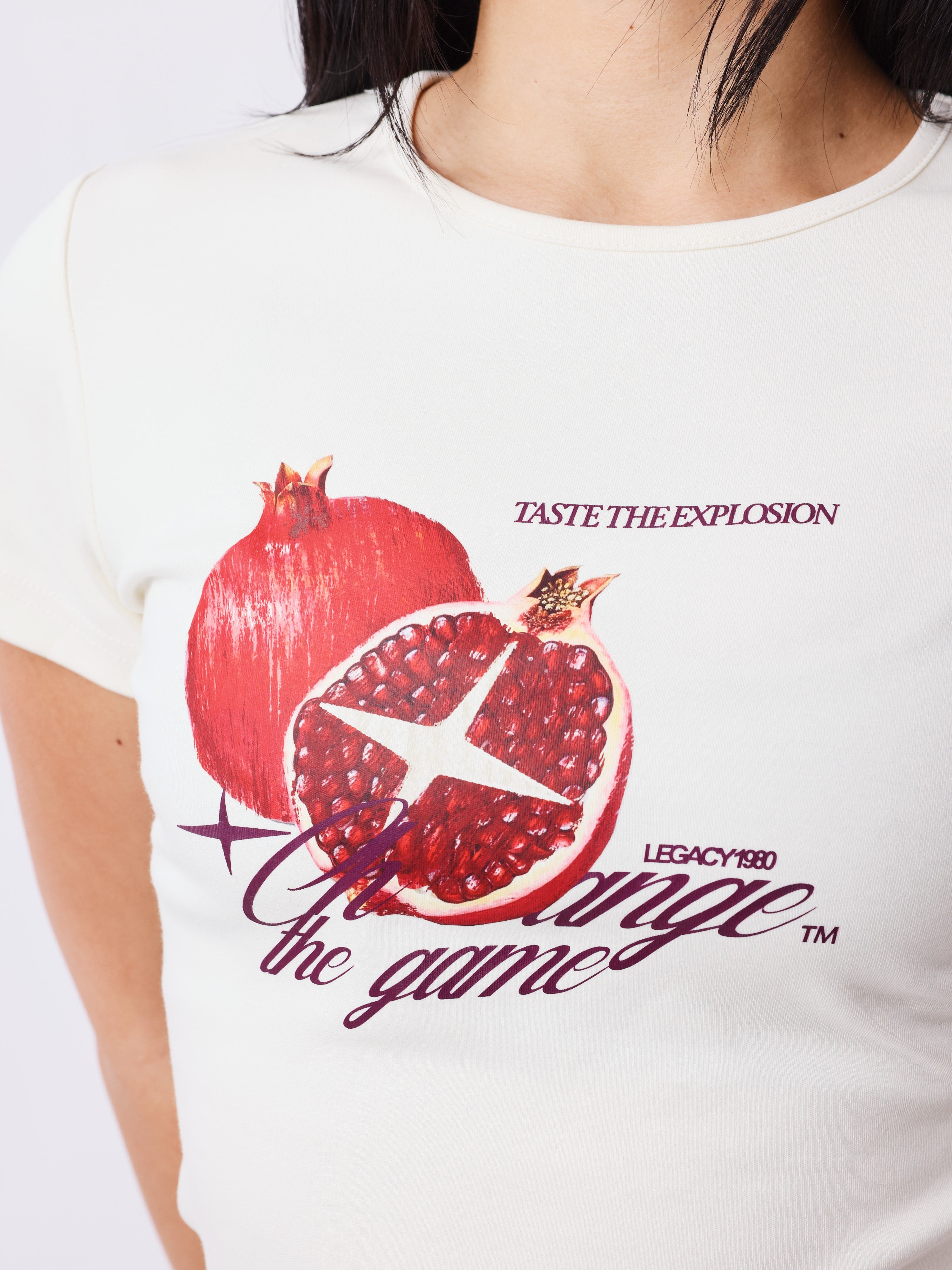 Camiseta de manga curta Pomegranate Explosion-3