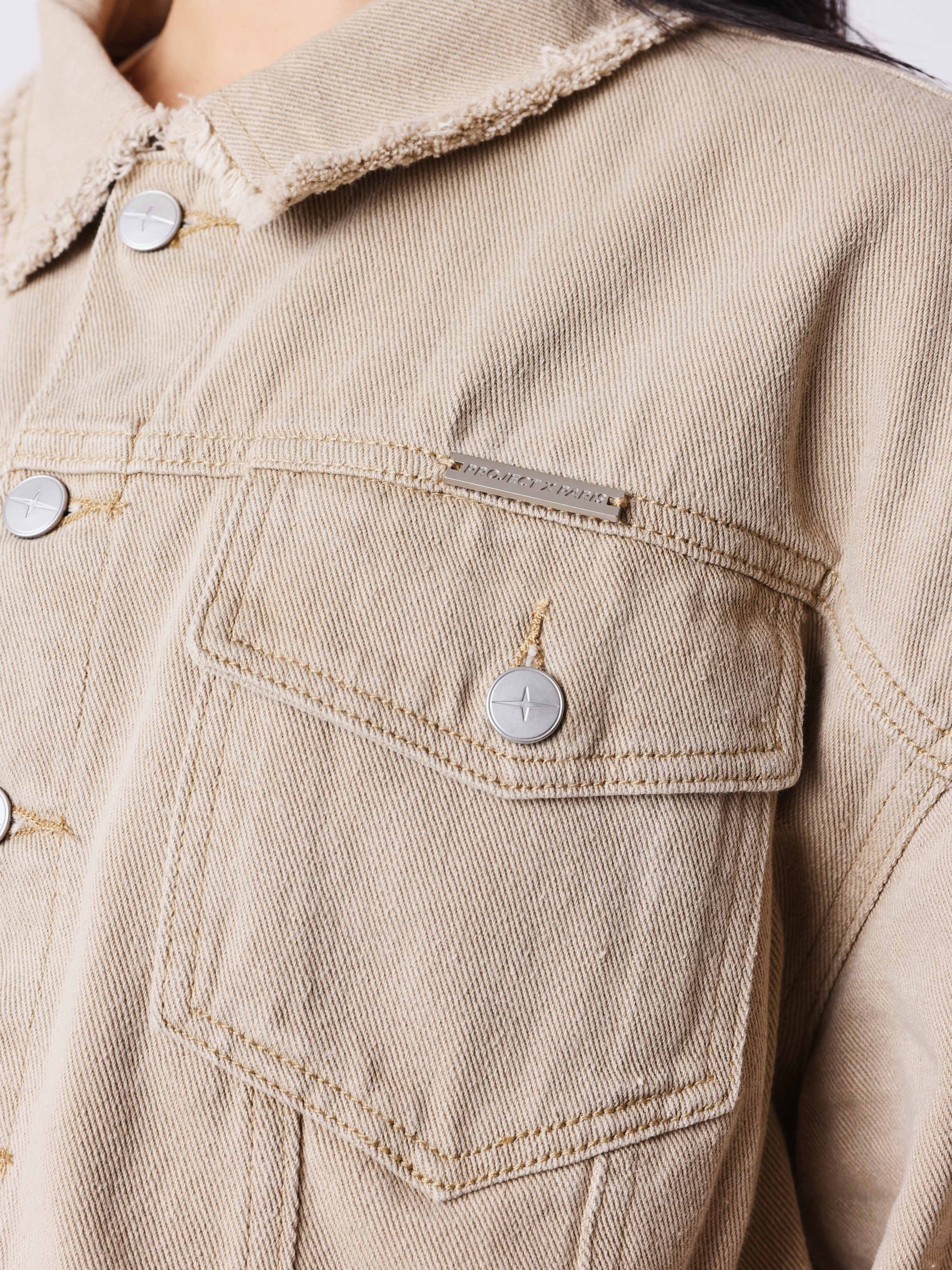 Veste courte Frayed-4