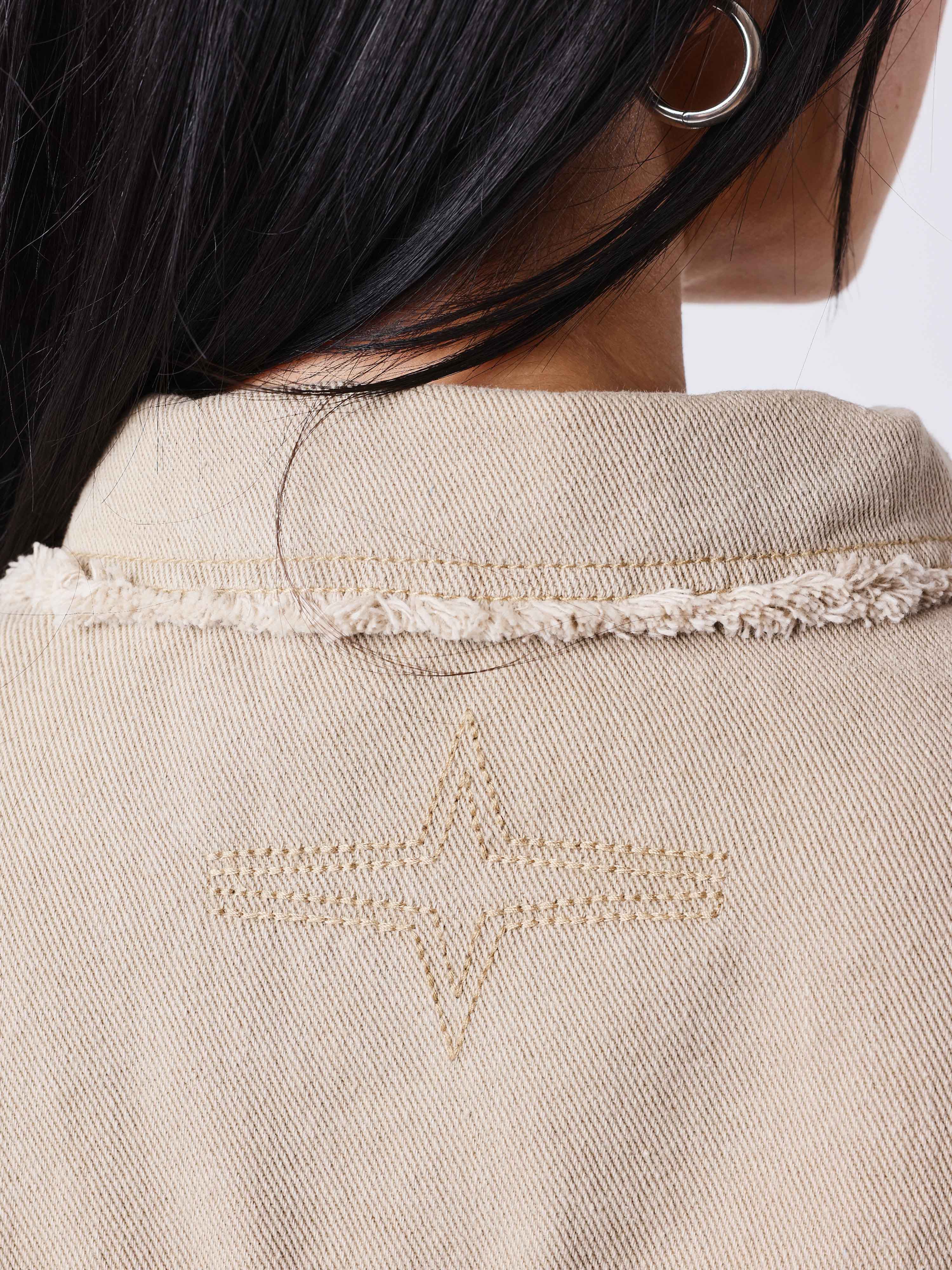 Veste courte Frayed-9