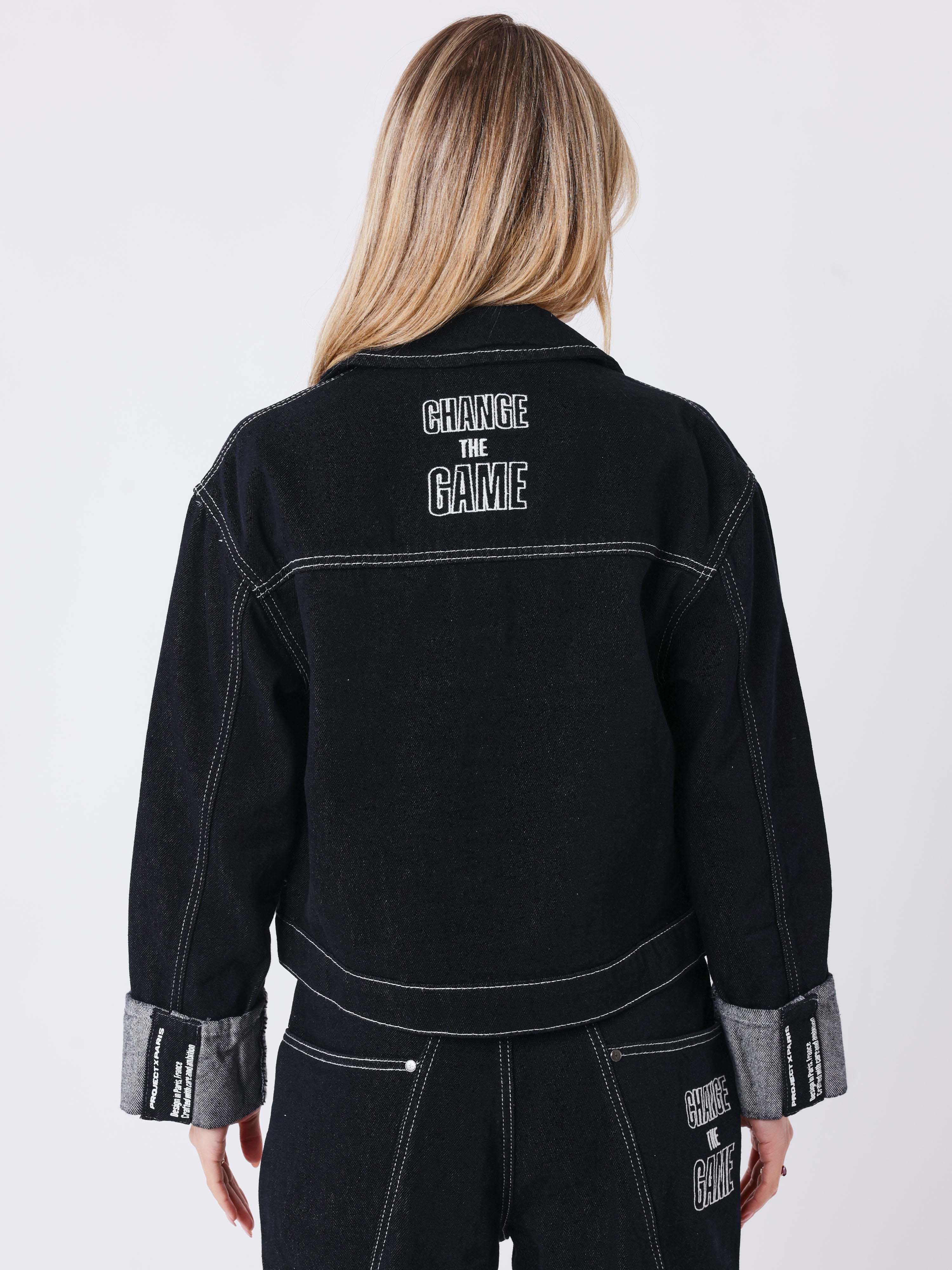 Jachetă din denim fierce-2