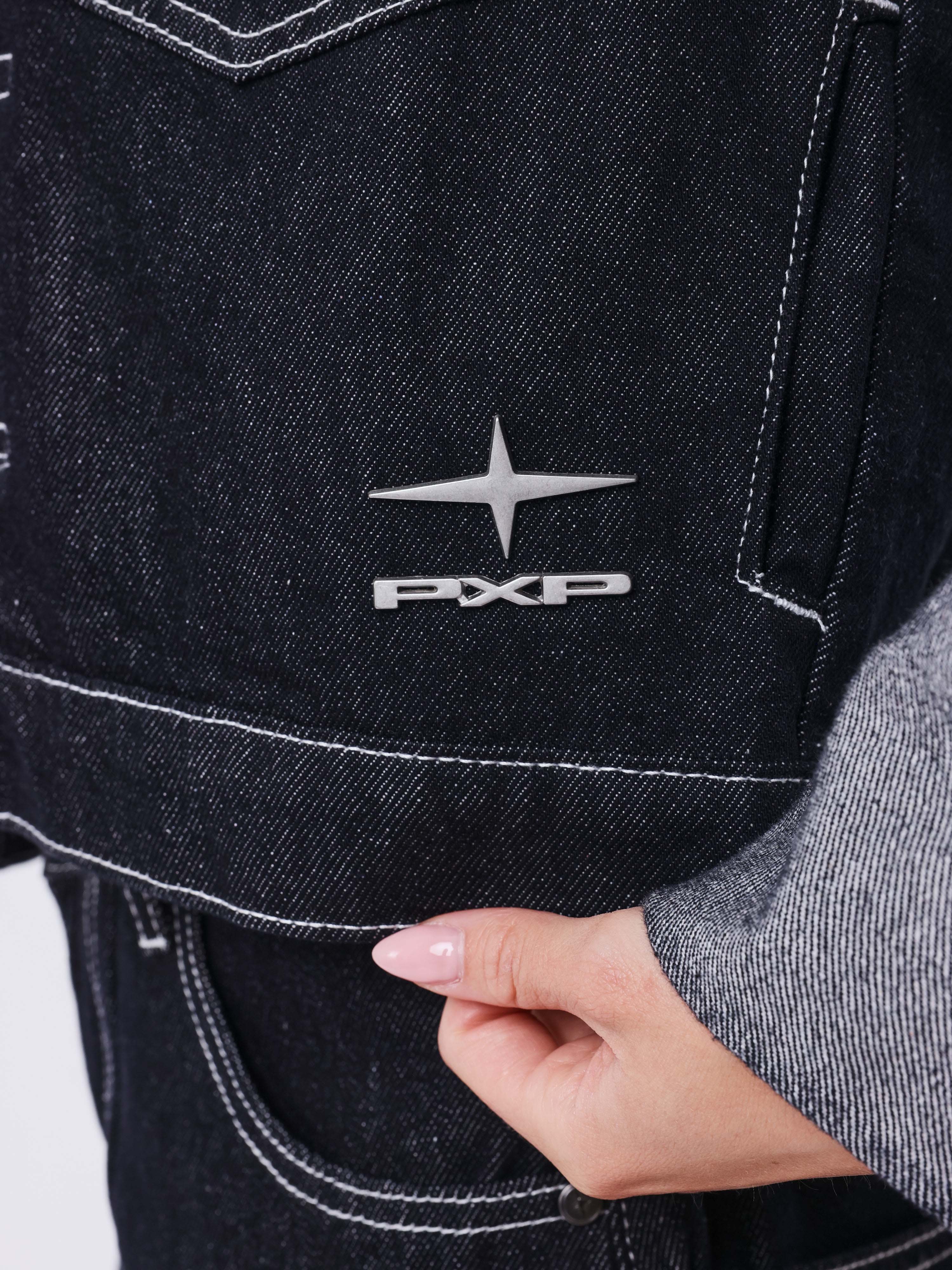Jachetă din denim fierce-7