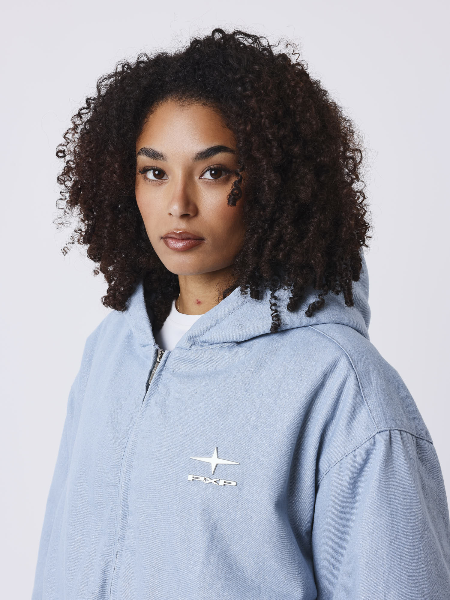 Frosted hooded jacket-3