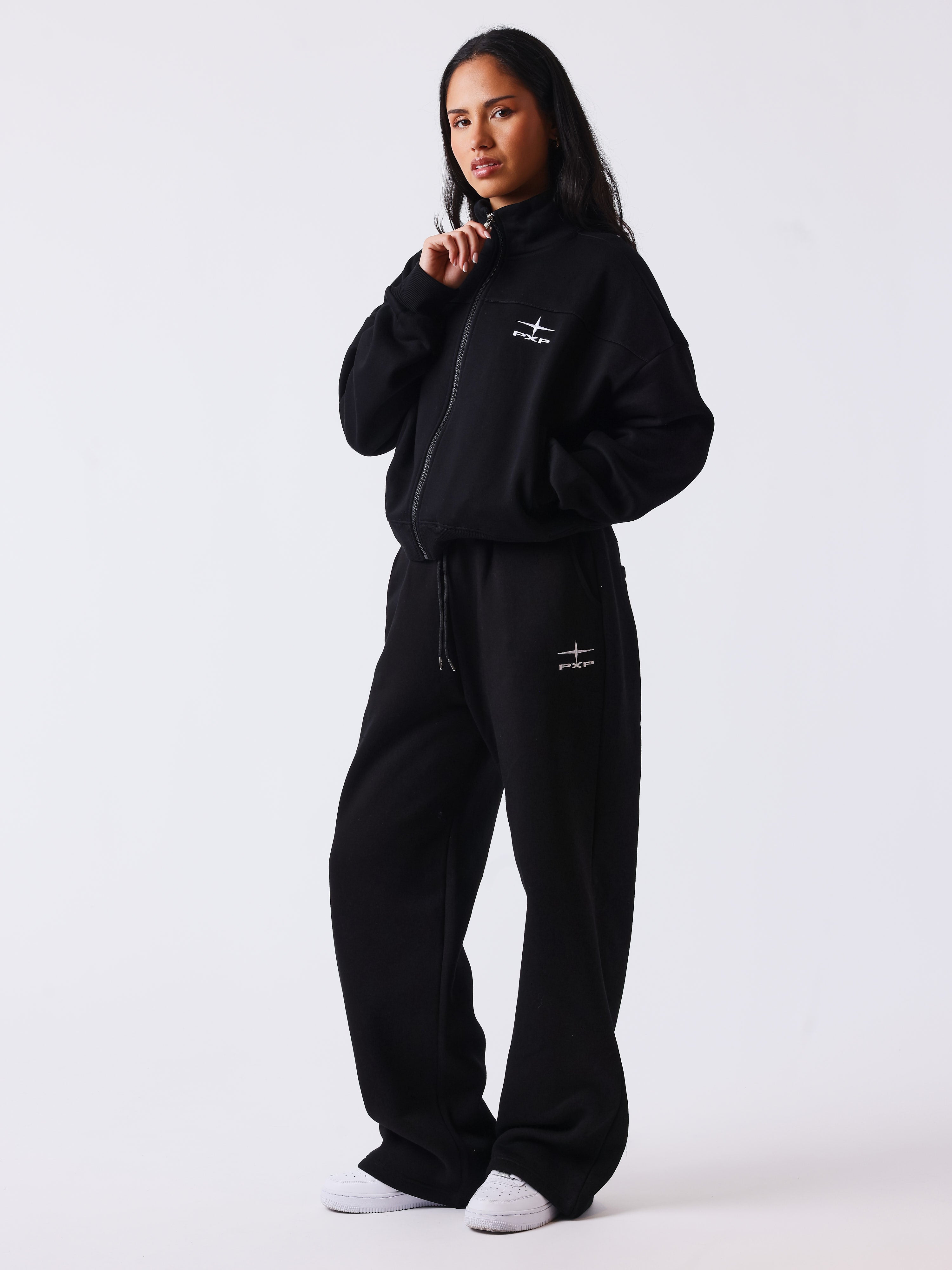 Sweat com zíper e gola alta Essentials-5