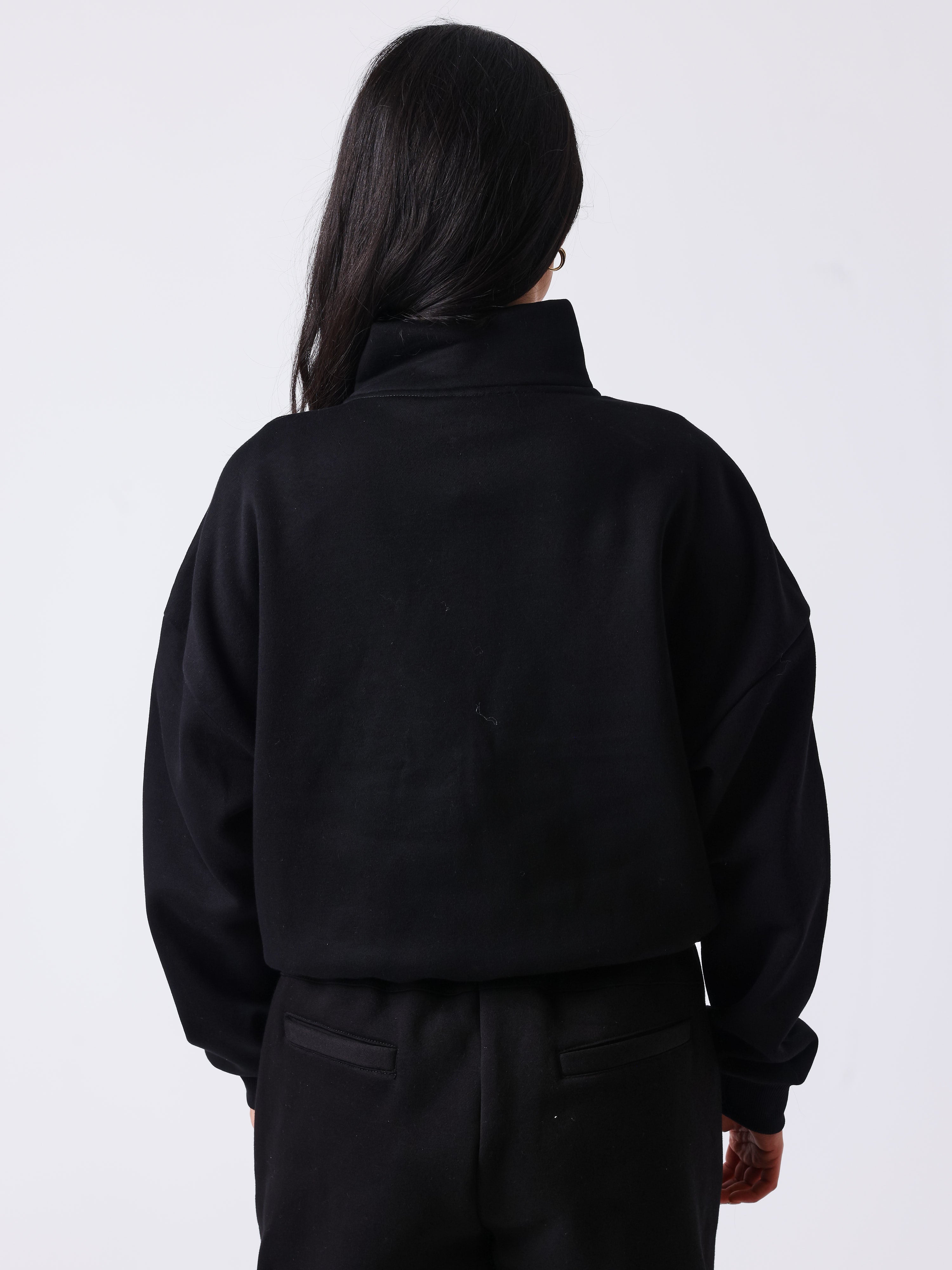 Sweat com zíper e gola alta Essentials-2