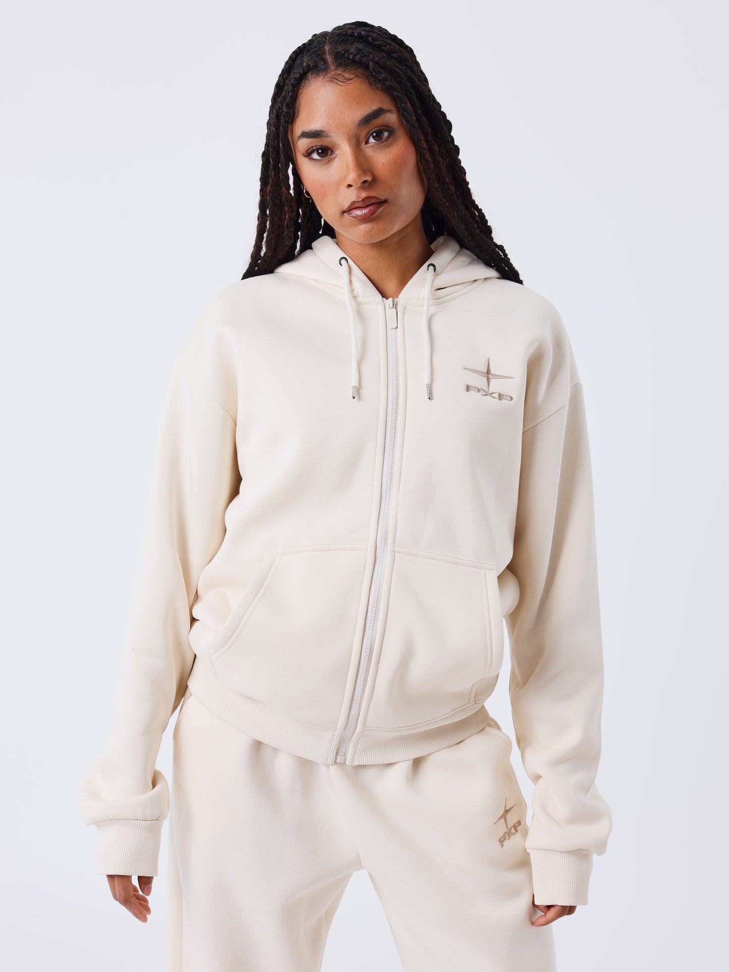 Zip-up Sweatshirt Slowly