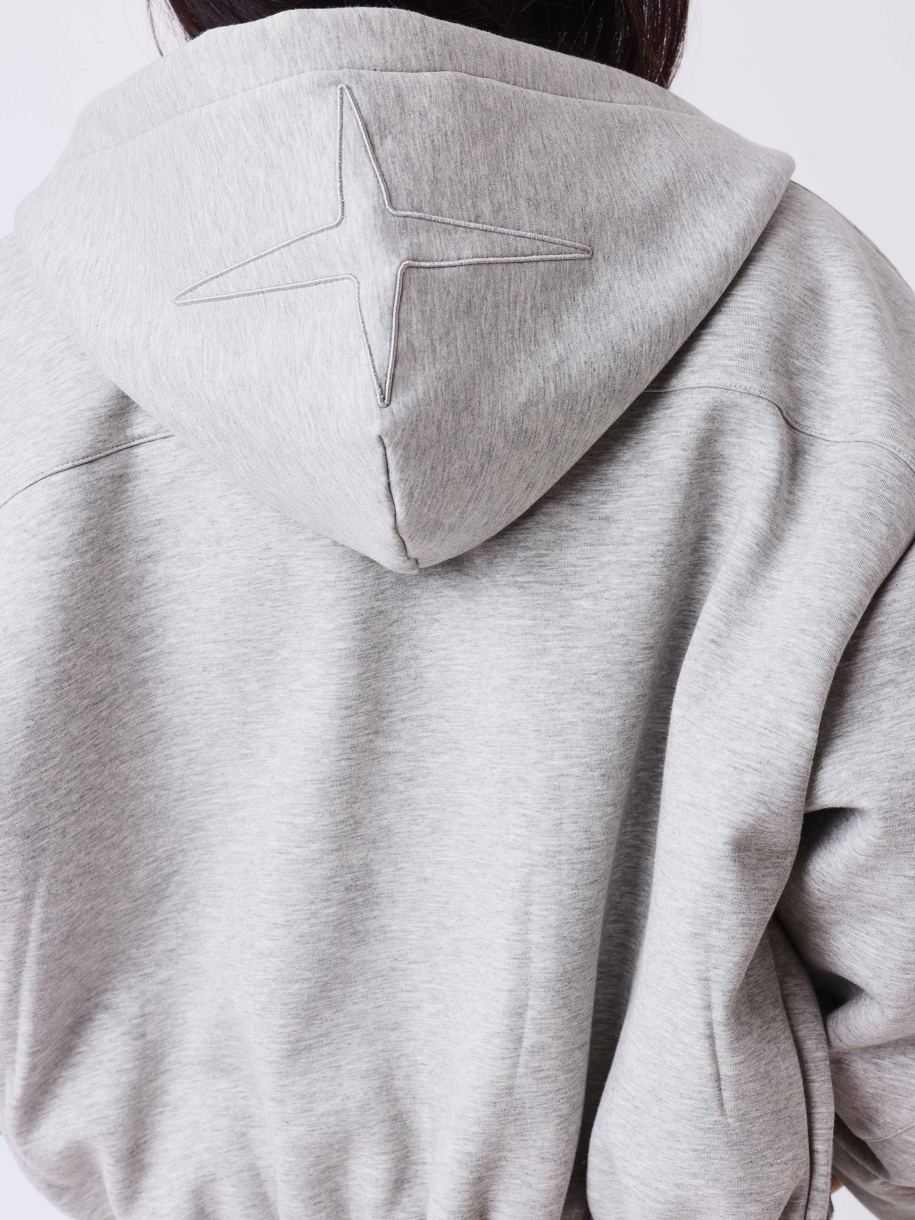 Boxy jas met rits Natural-6