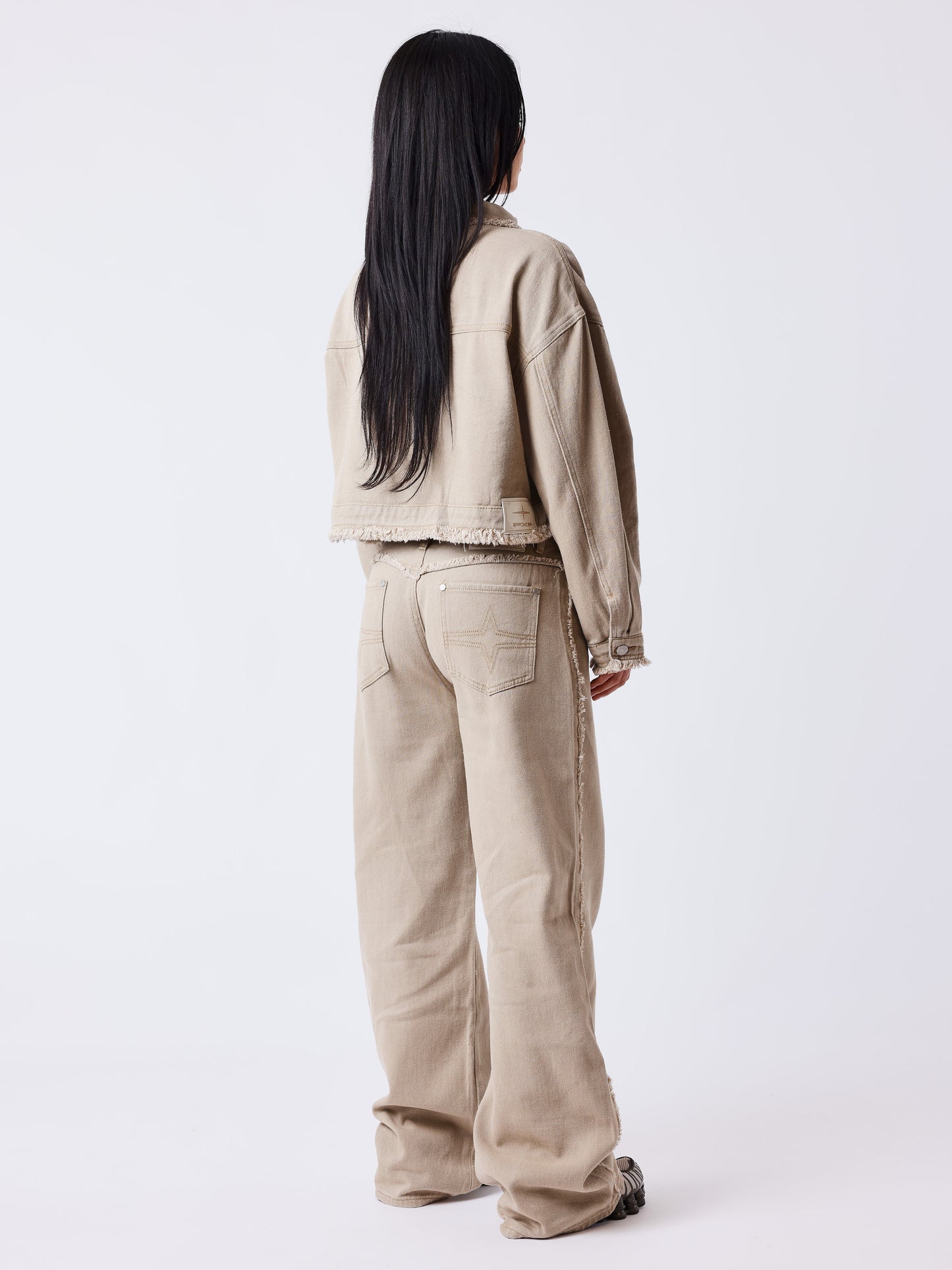 Pantalon en denim Frayed