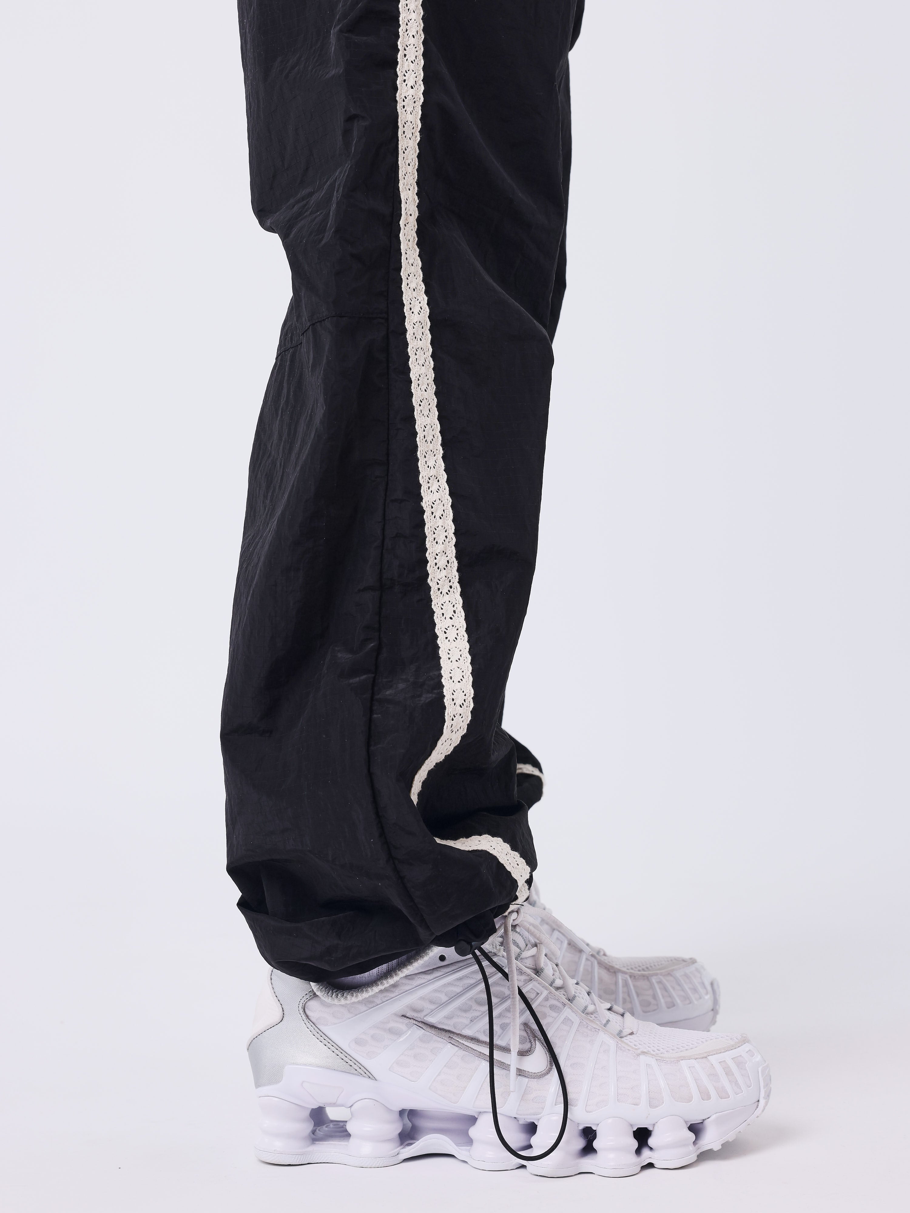 Sportly Crochet Stripe Joggers-4