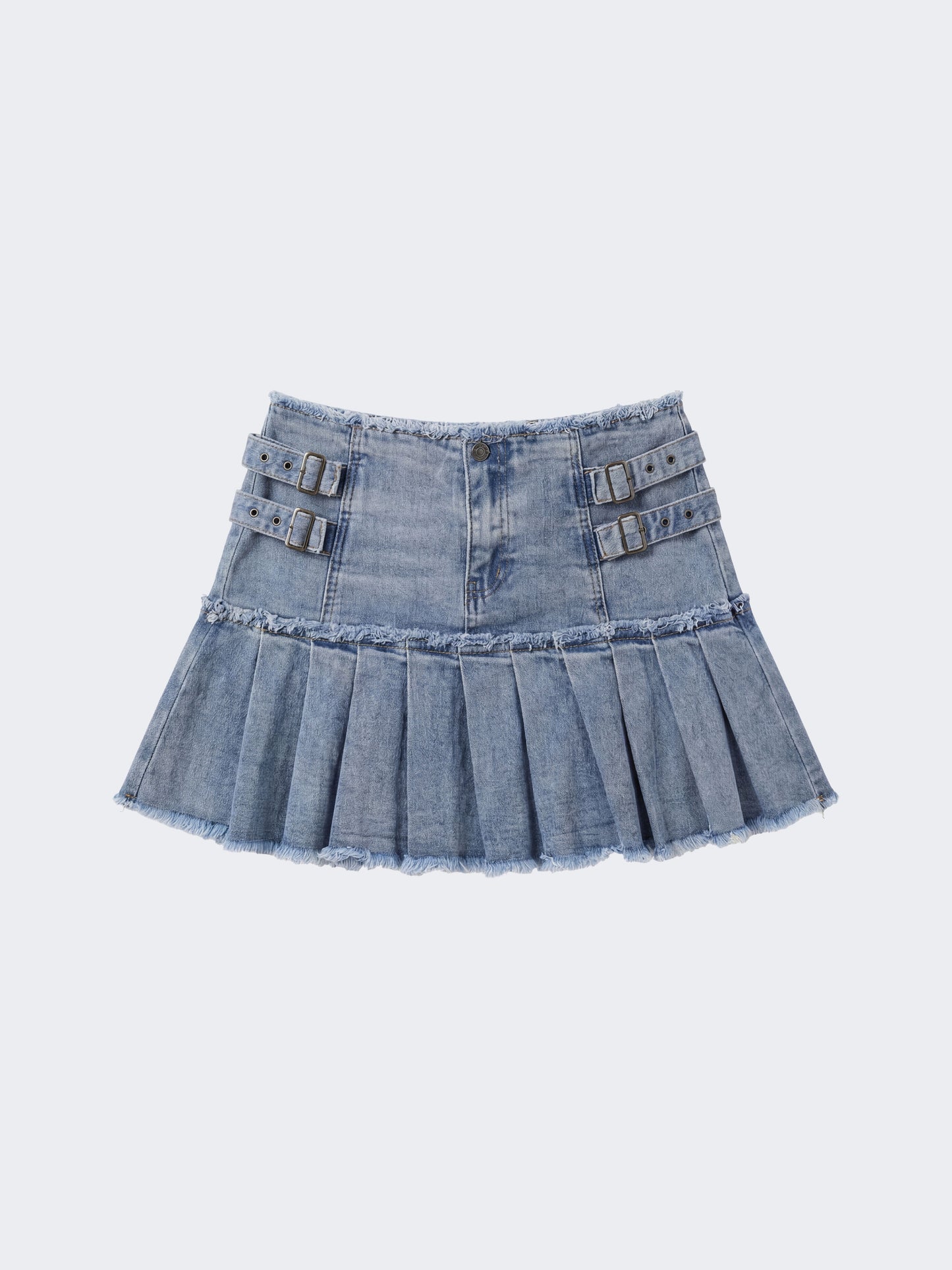 Denim Jupe Frayed
