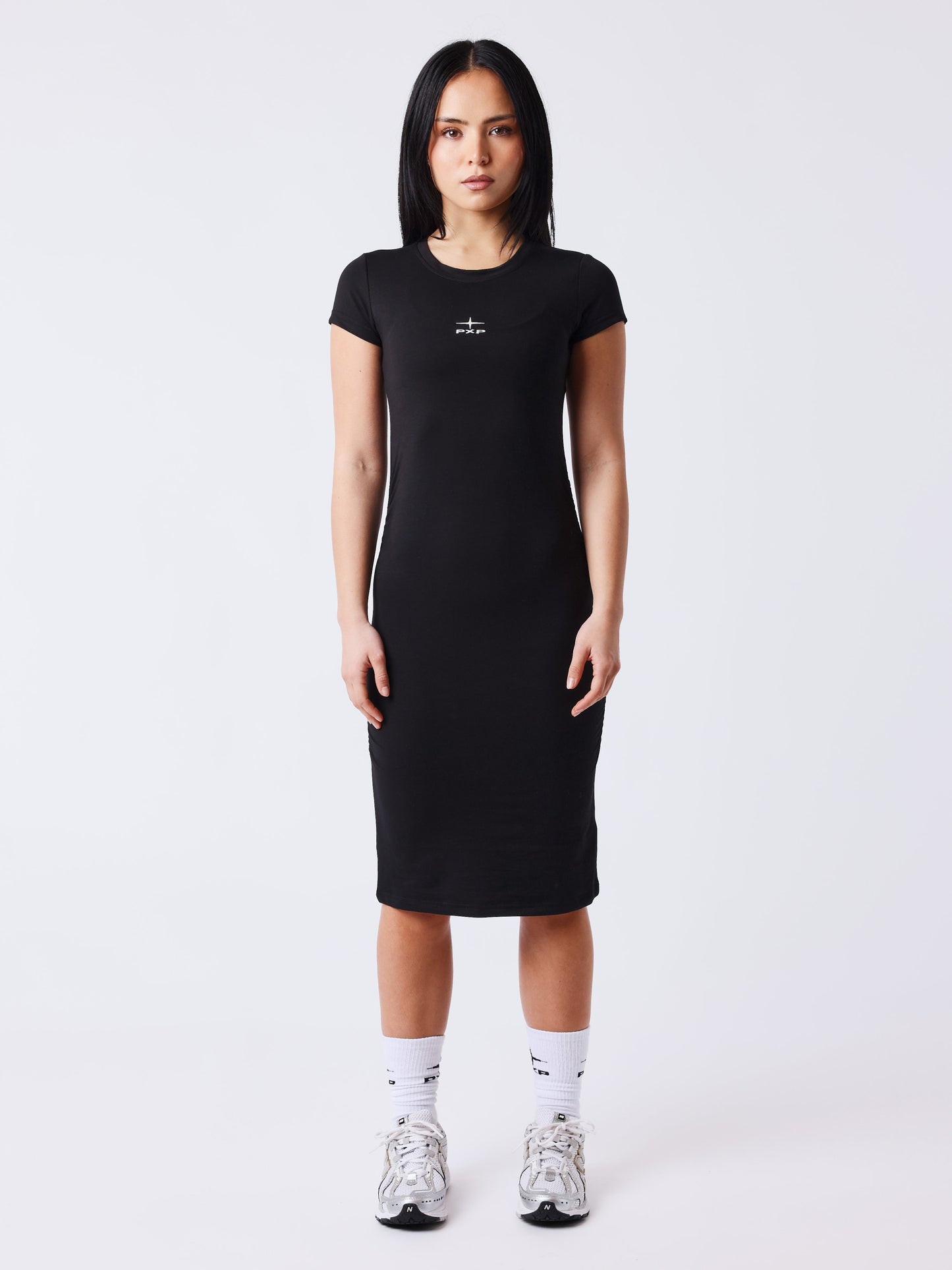 Kleid mit kurzen Ärmeln Essential