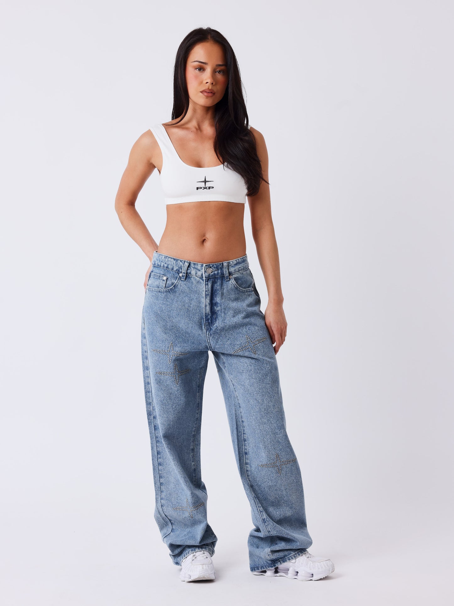 Jean Flow à Clous Polaris