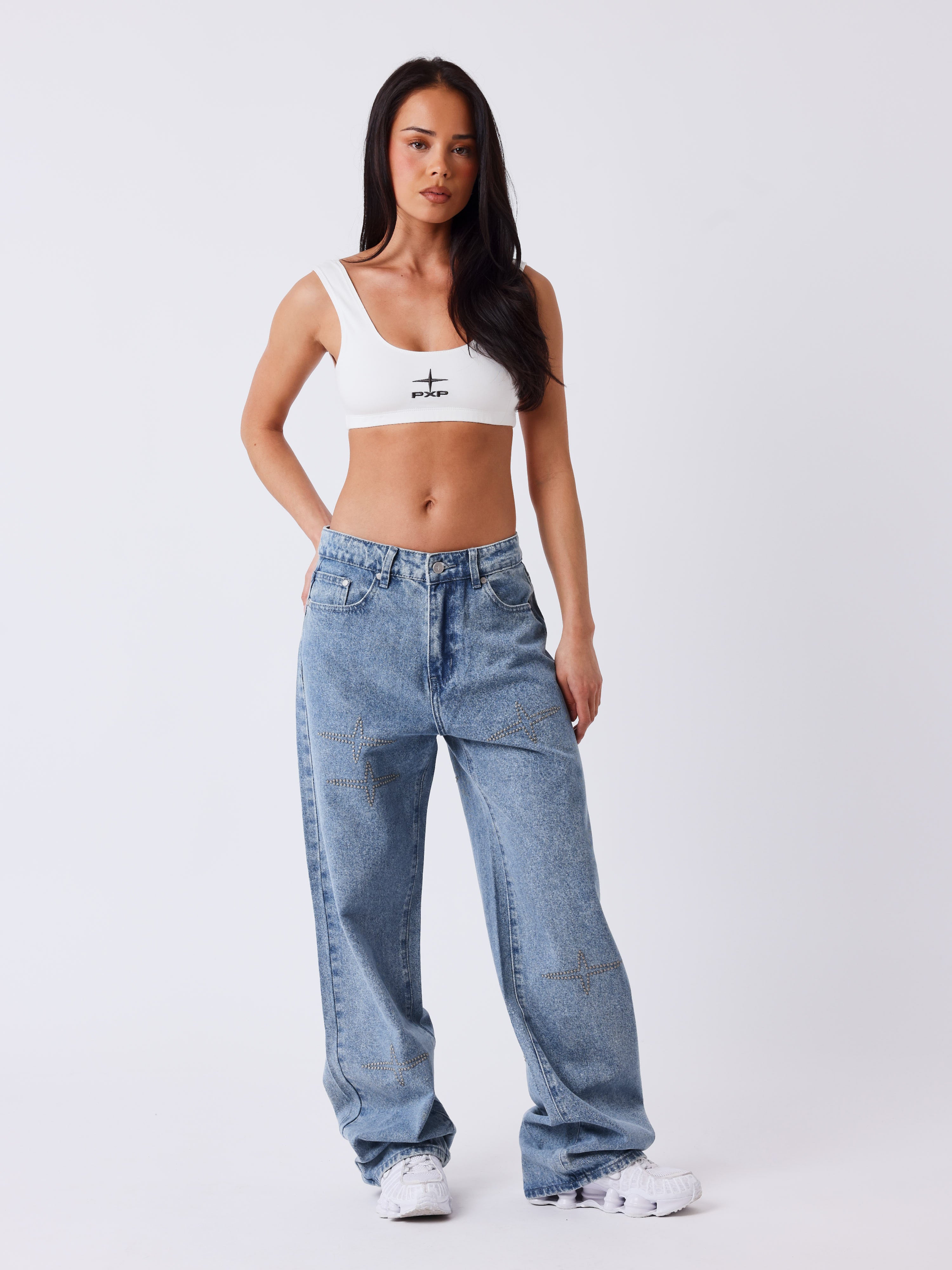 Jean Flow à Clous Polaris