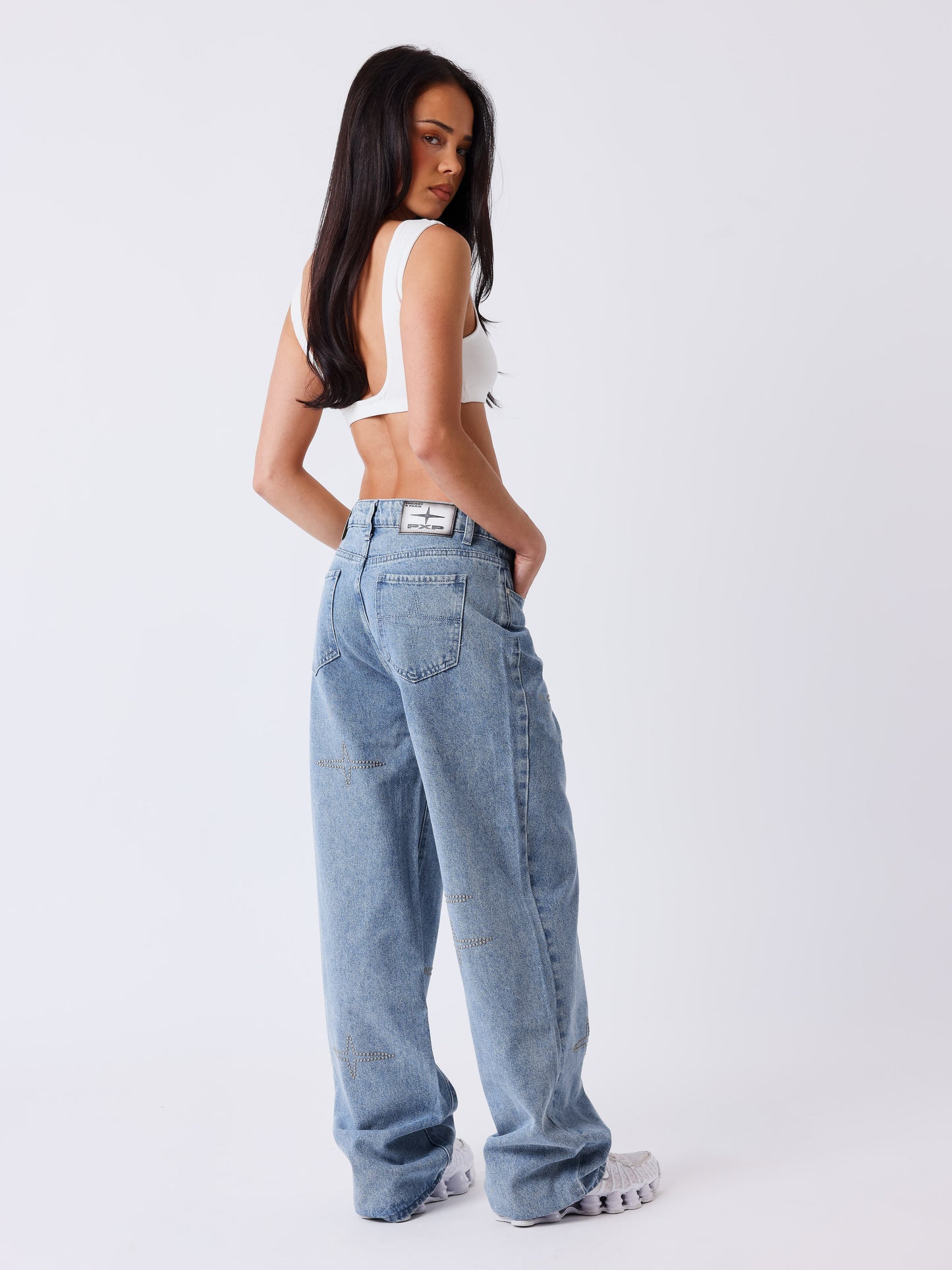 Jean Flow à Clous Polaris