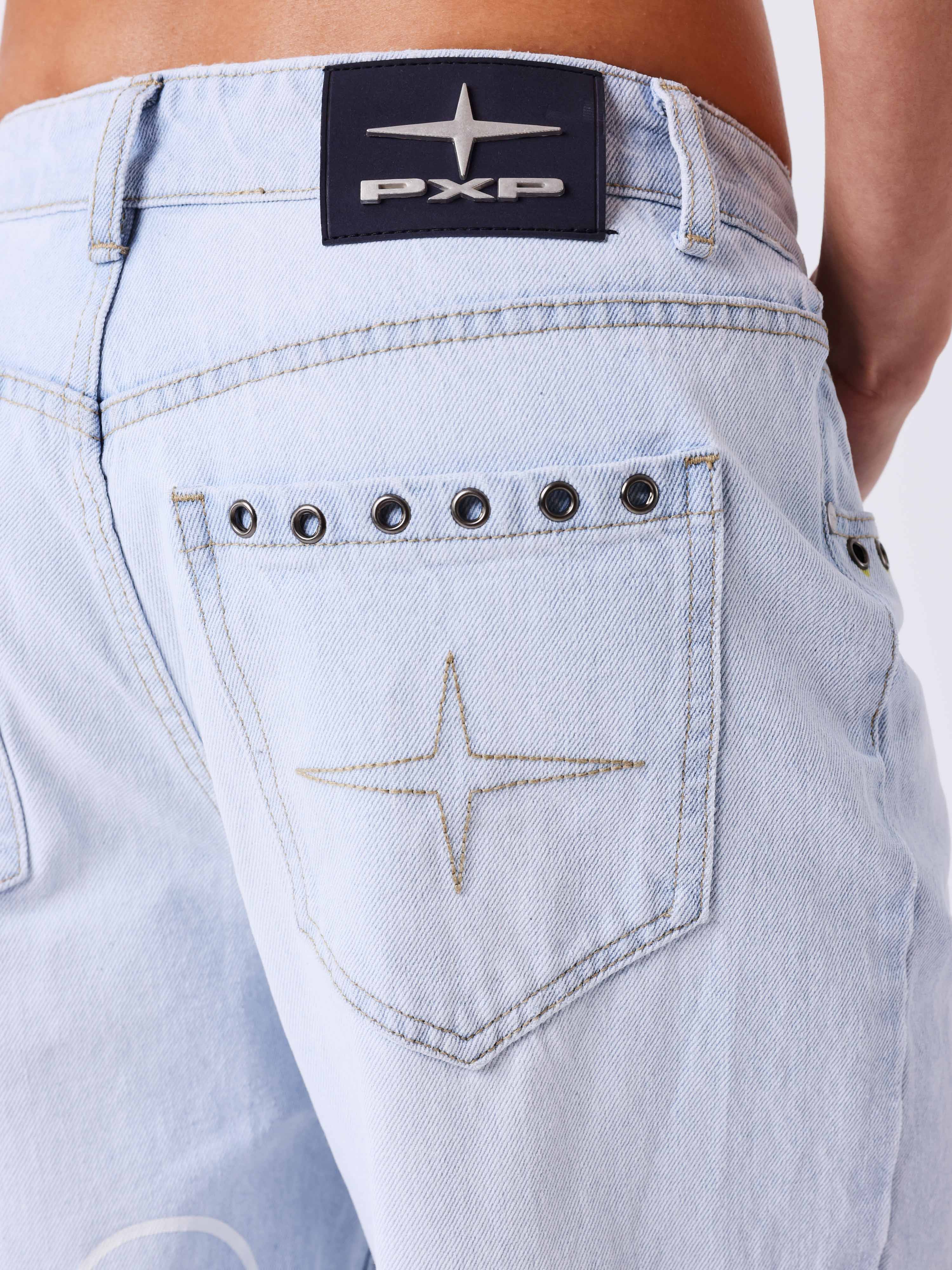 Jeans mit Ösen-6