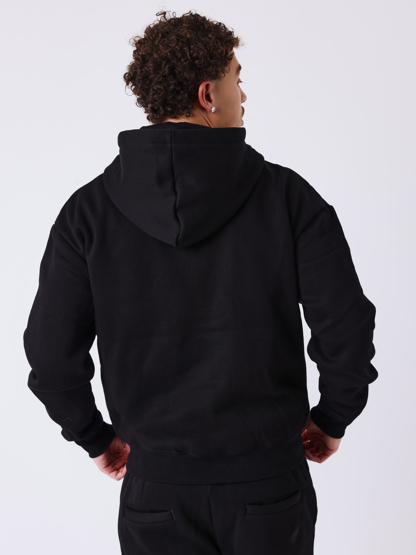 Felpa con cappuccio con zip Polaris a contrasto