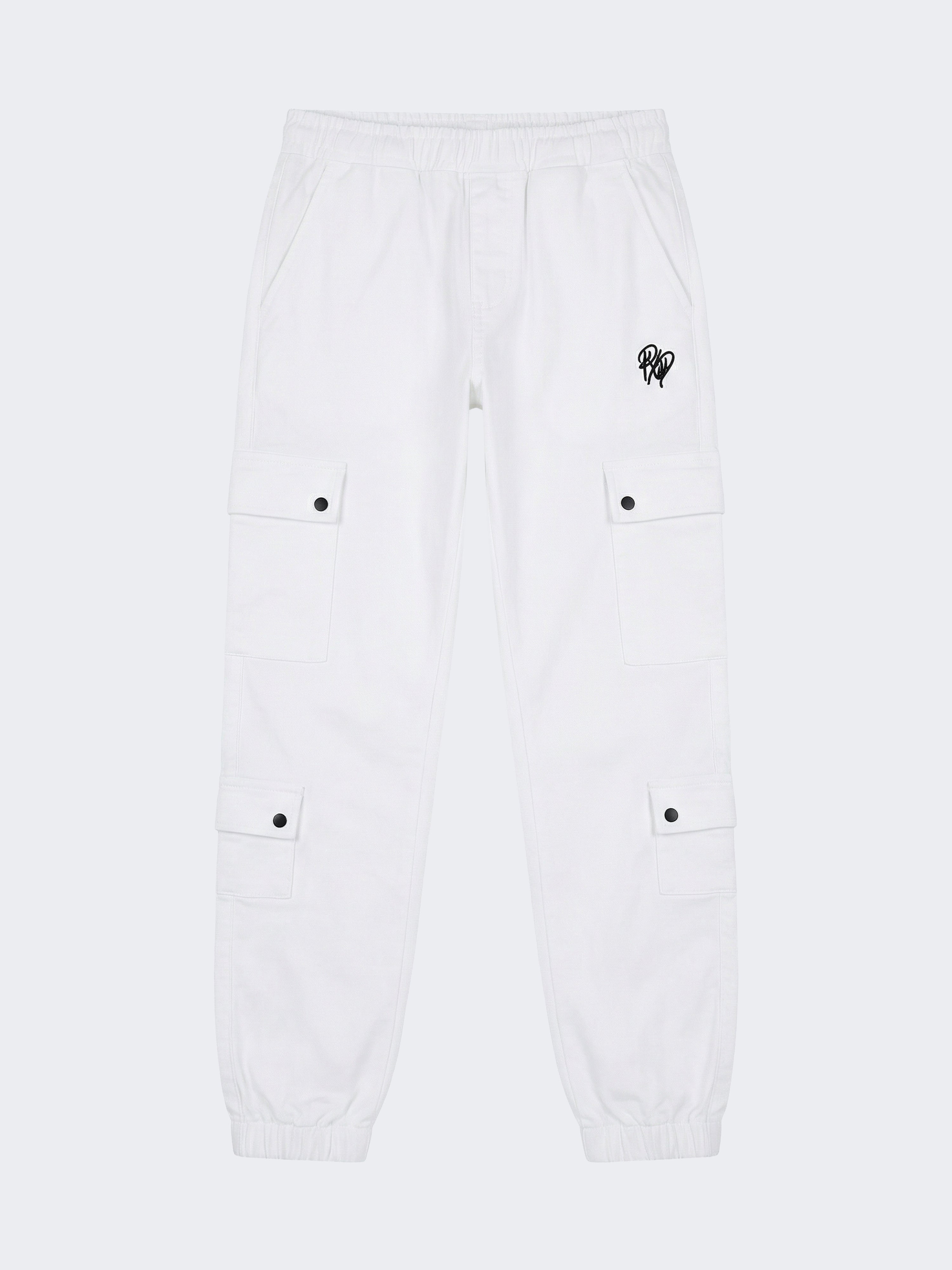 Cargo multi-bolsillos con ajuste elástico-9