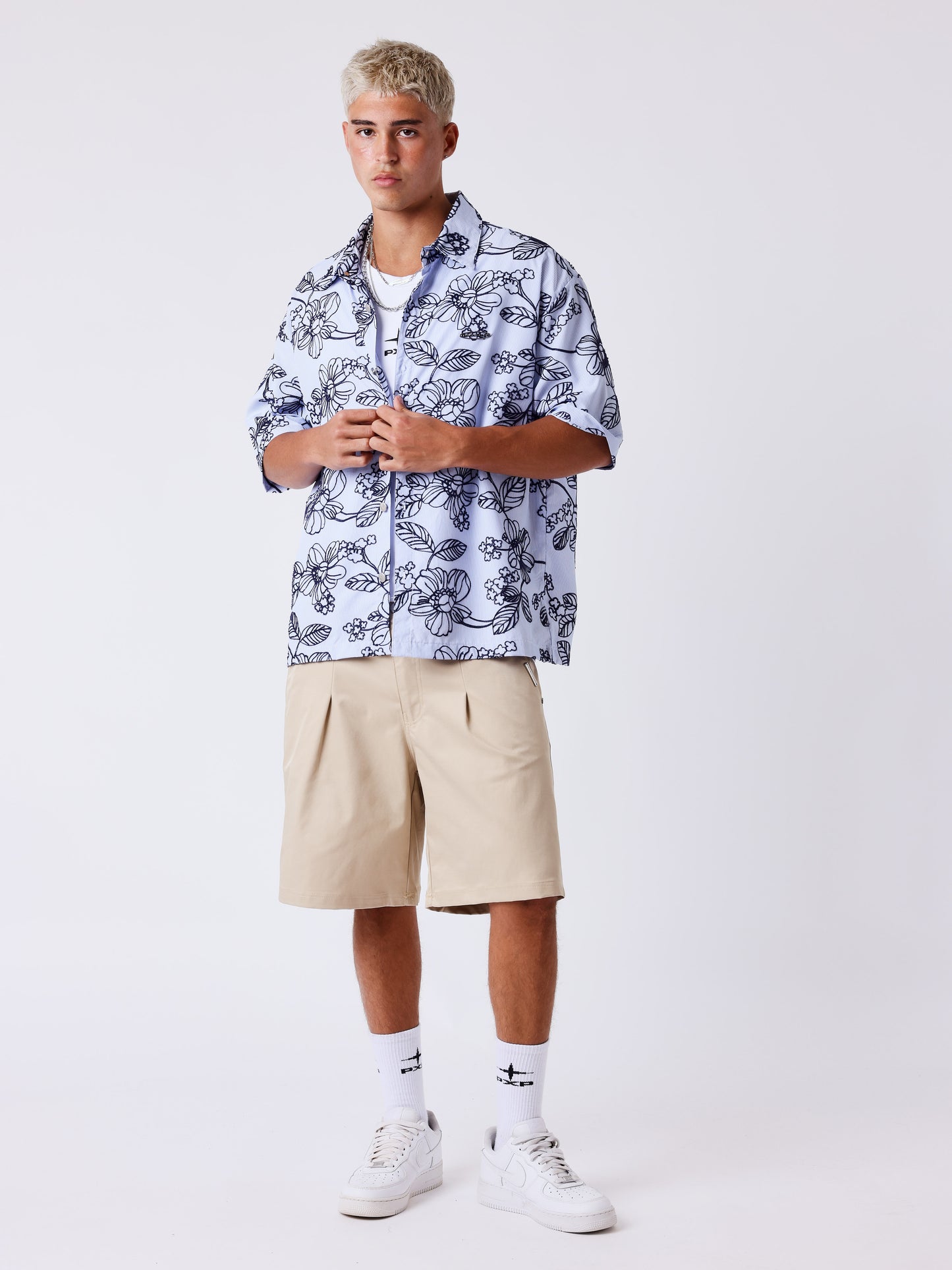 Chemise manches courtes Street bloom
