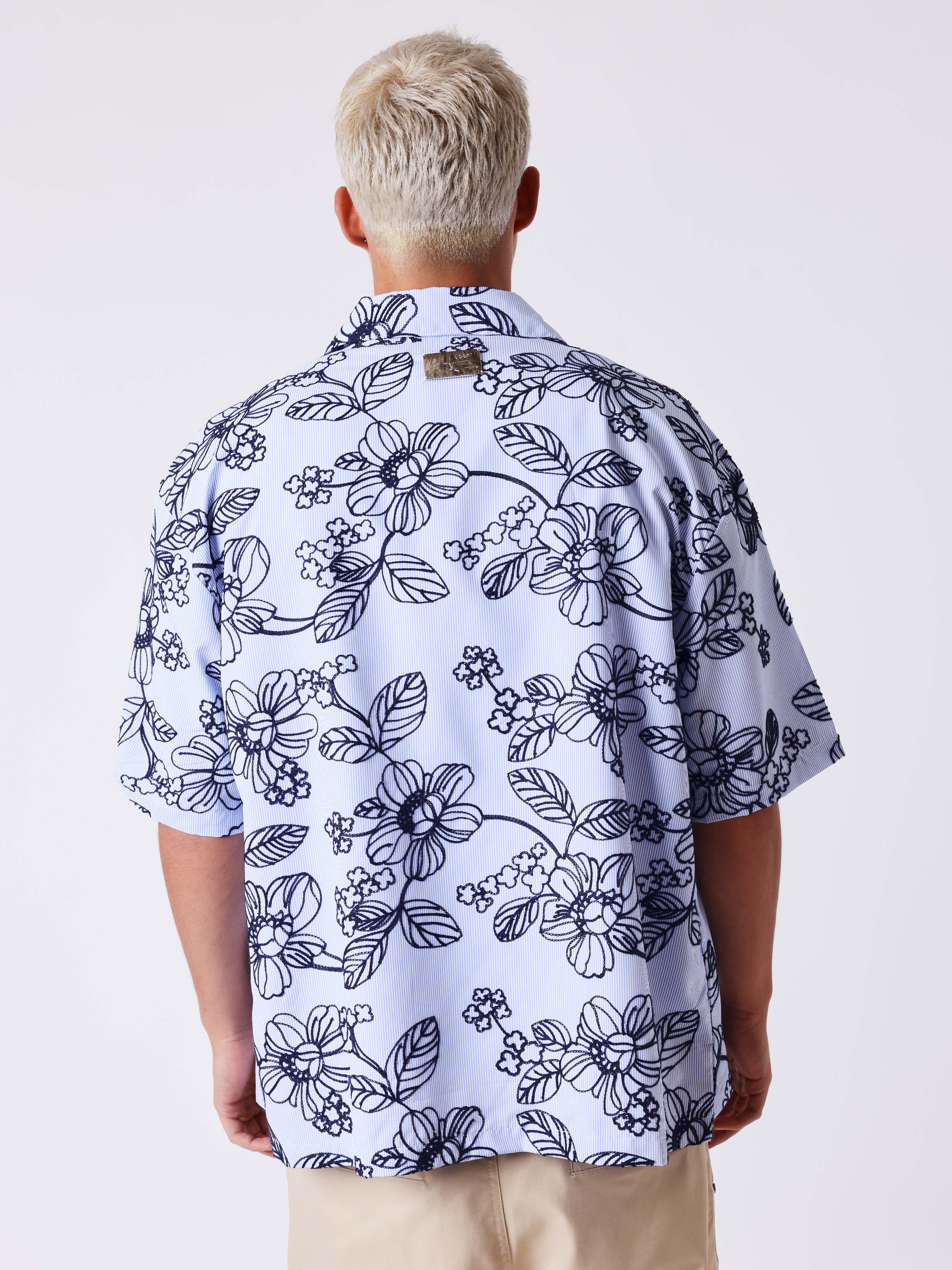 Chemise manches courtes Street bloom-2
