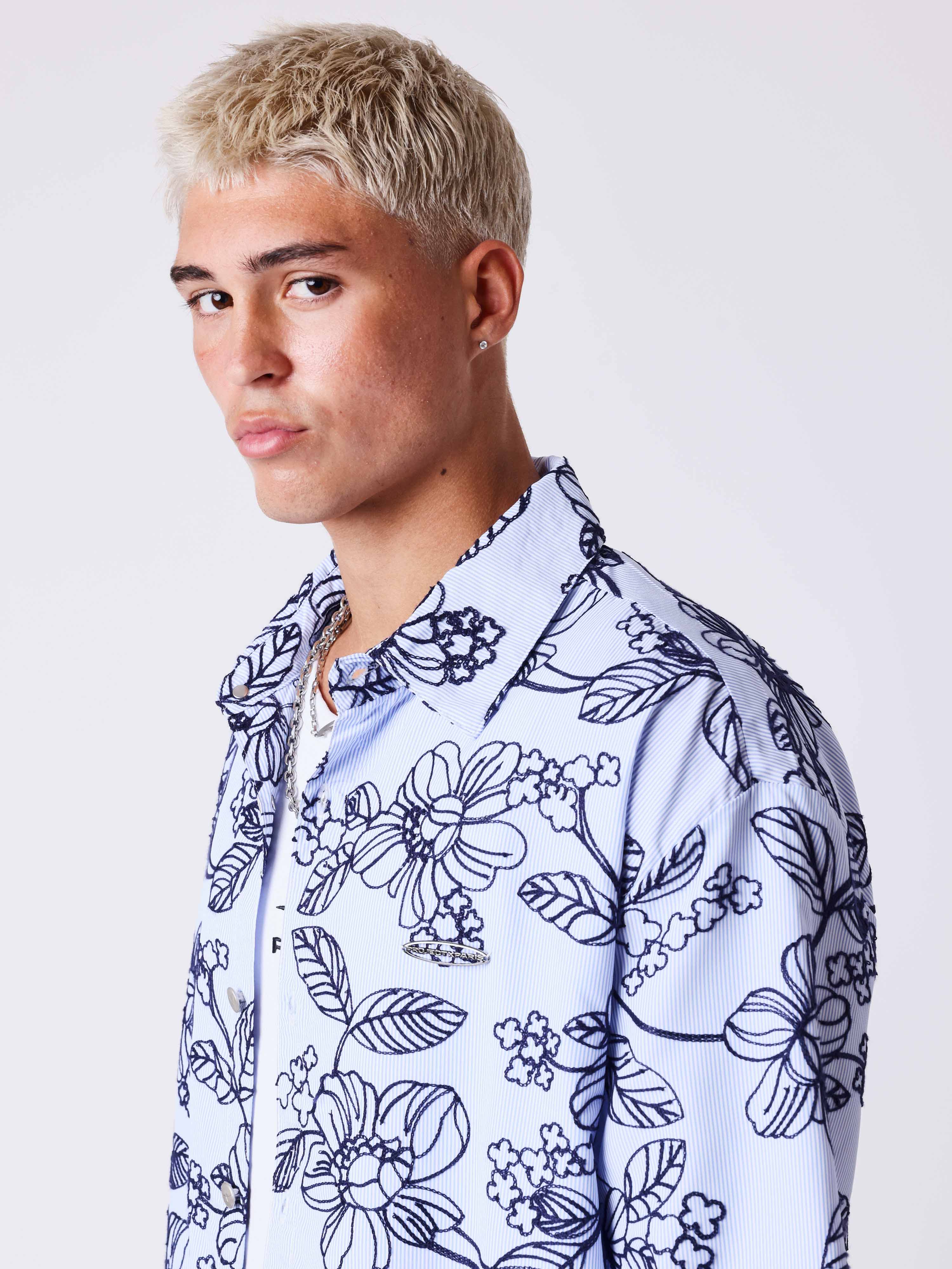 Chemise manches courtes Street bloom-3
