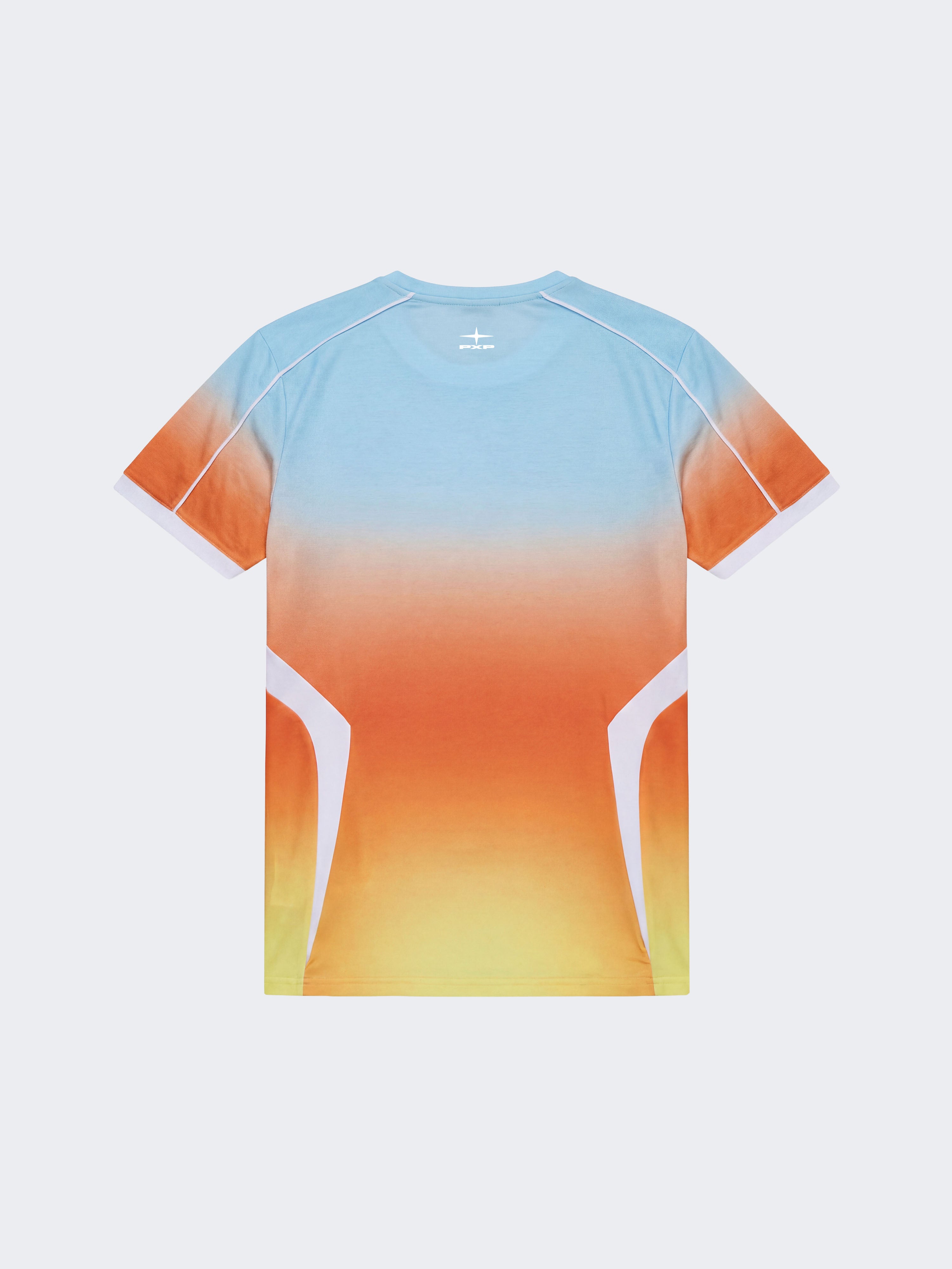 Kortärmad T-shirt med gradient-7