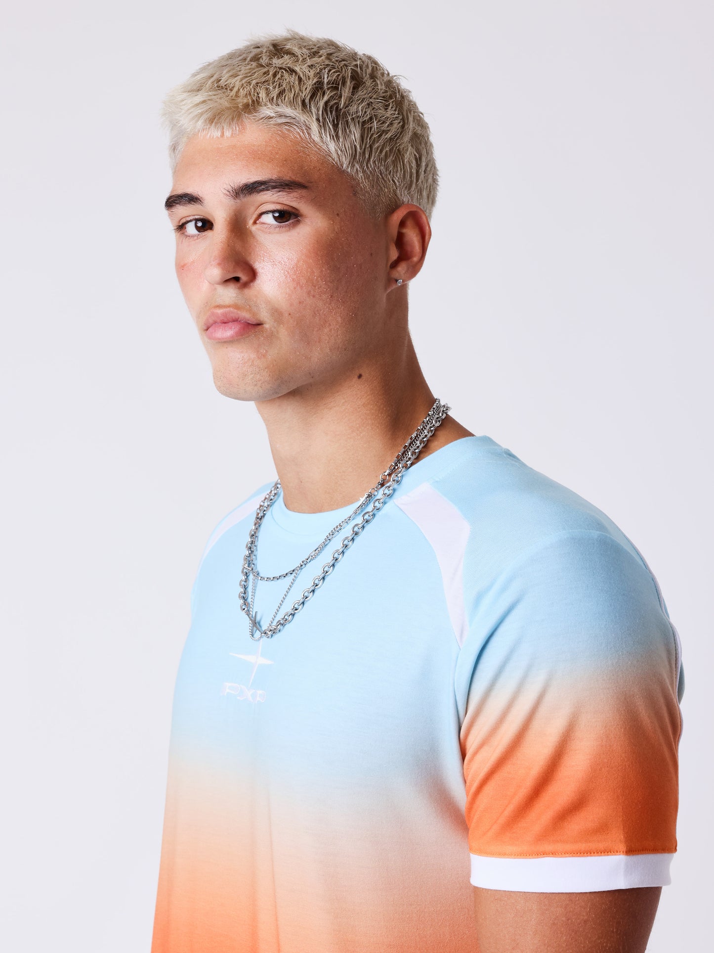Kortärmad T-shirt med gradient