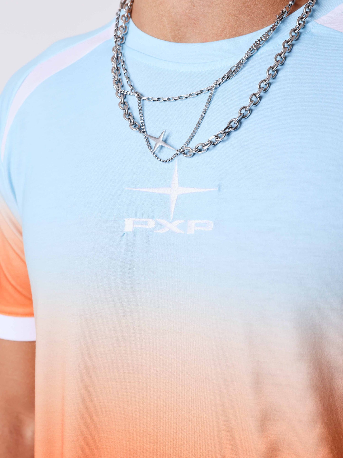 Kortärmad T-shirt med gradient