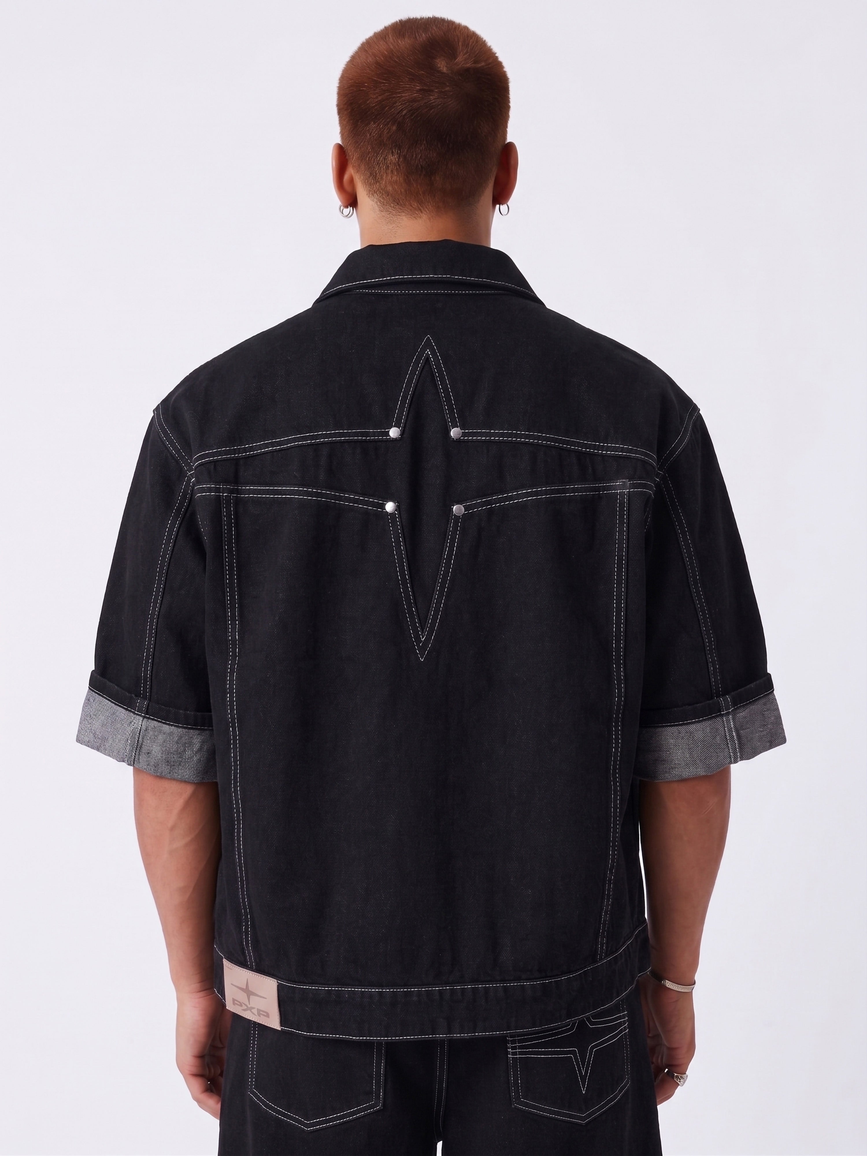 Giacca corta in denim Idea-2