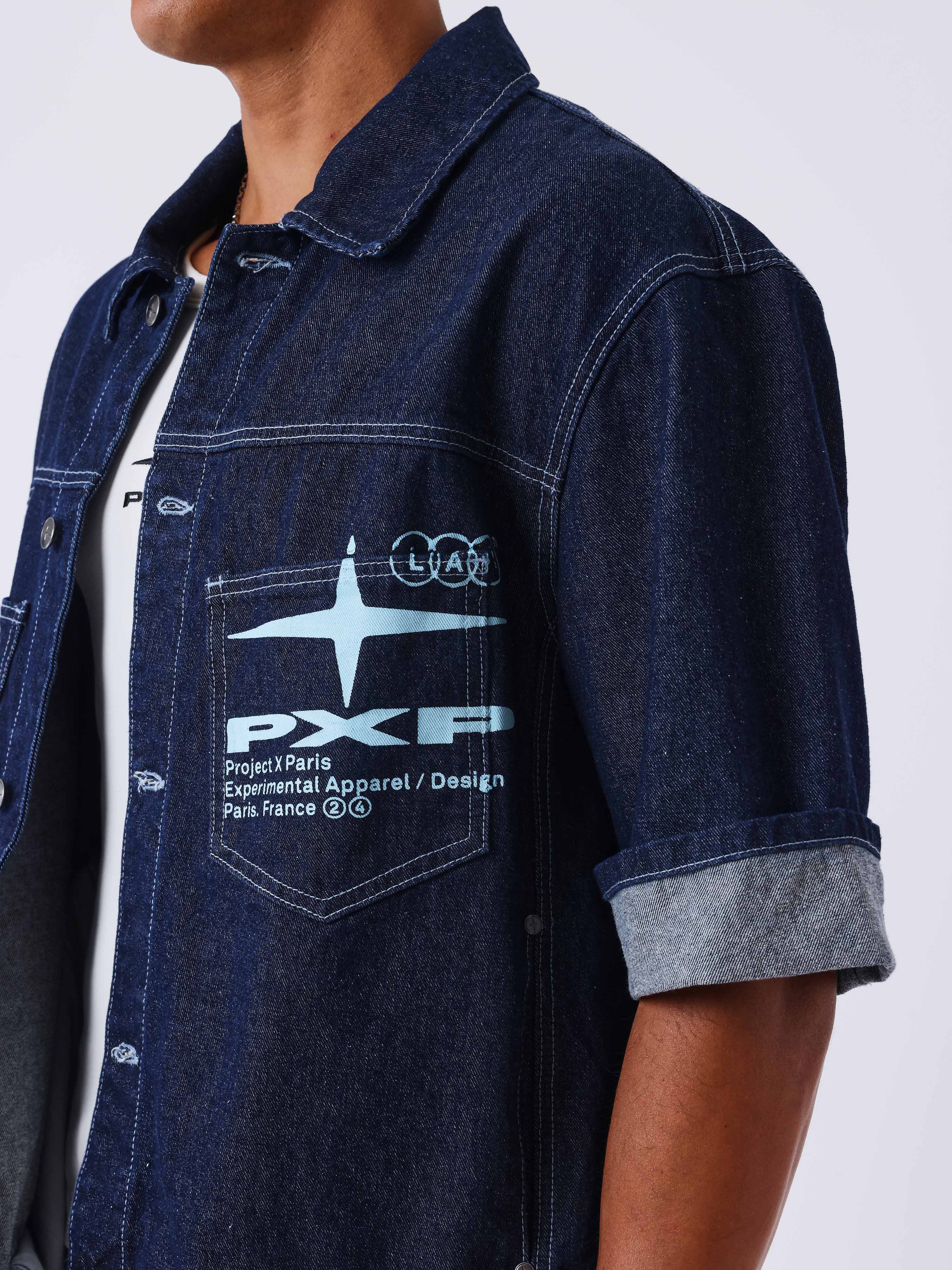 Chaqueta corta de denim Idea-3