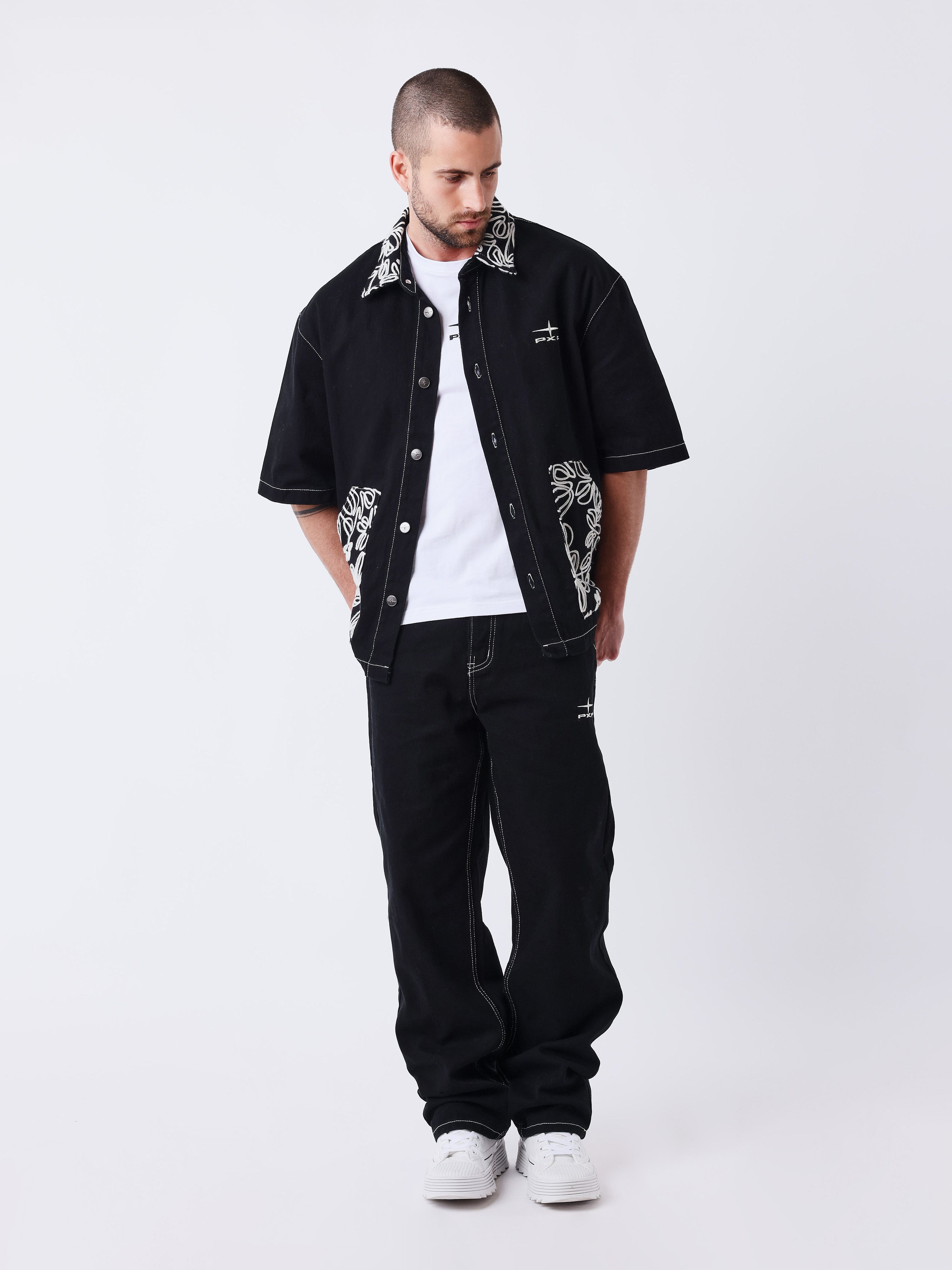 Camisa de manga corta Bandana-5