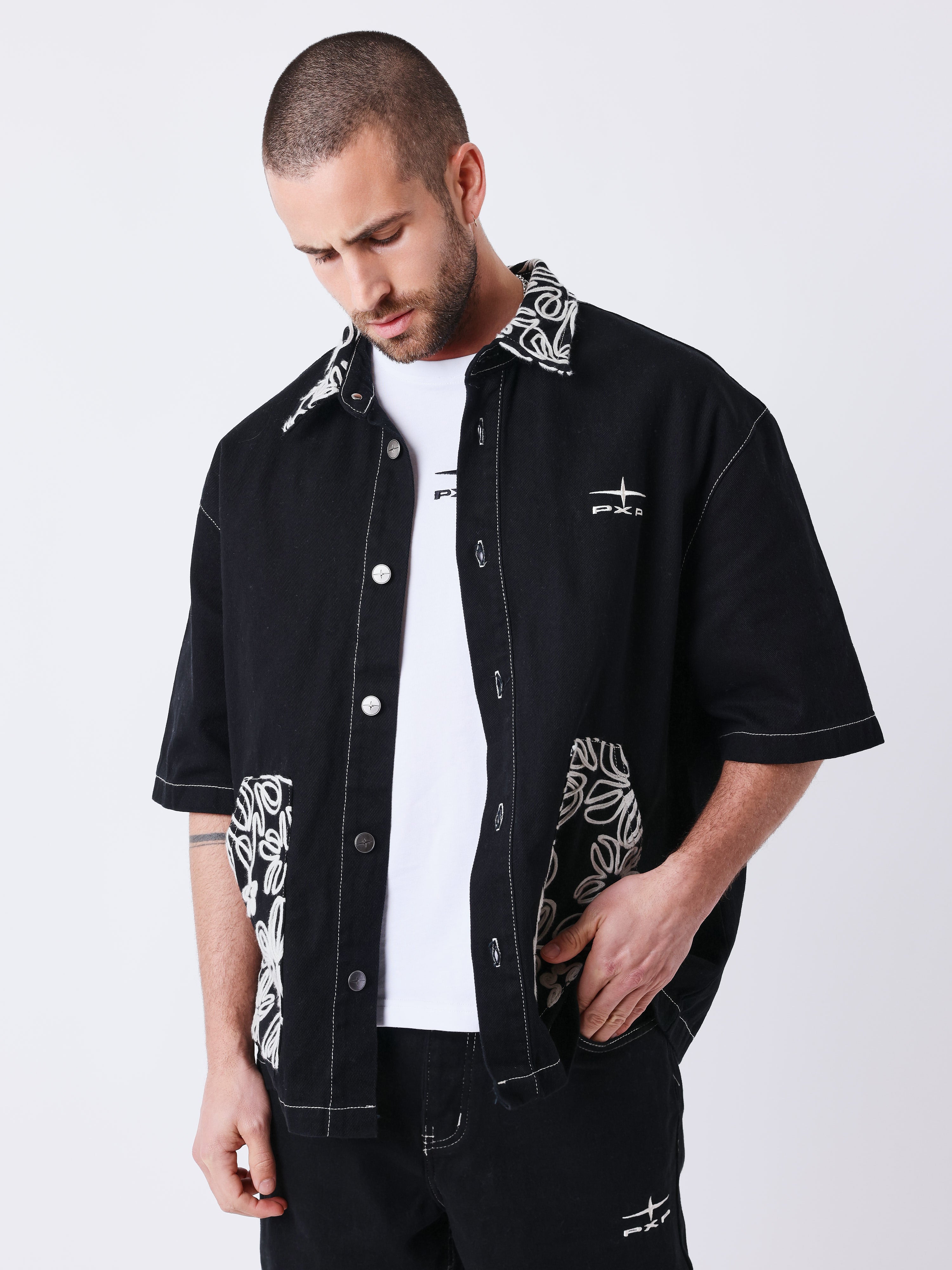 Camisa de manga corta Bandana-1