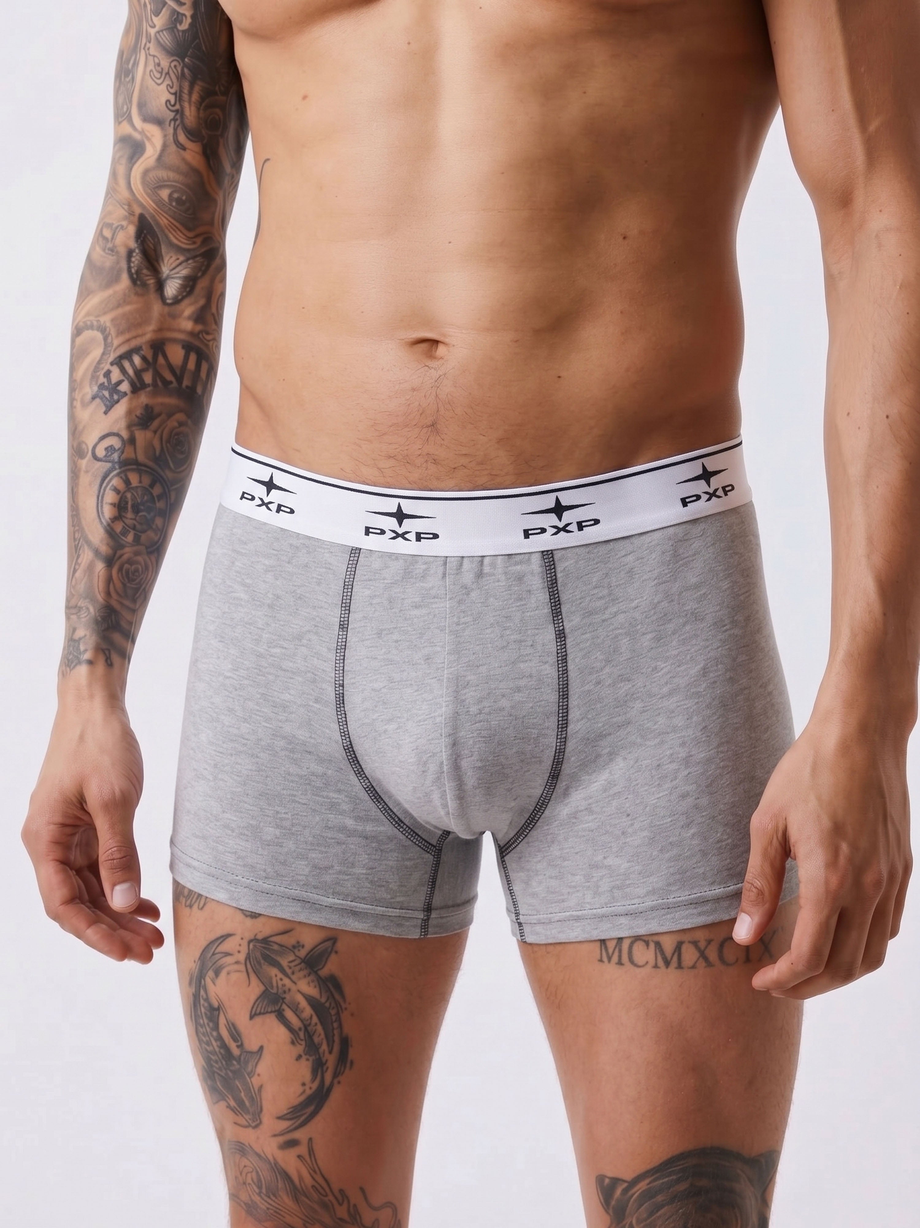 Herrenunterhosen Essentials 3er Pack Boxershorts-4