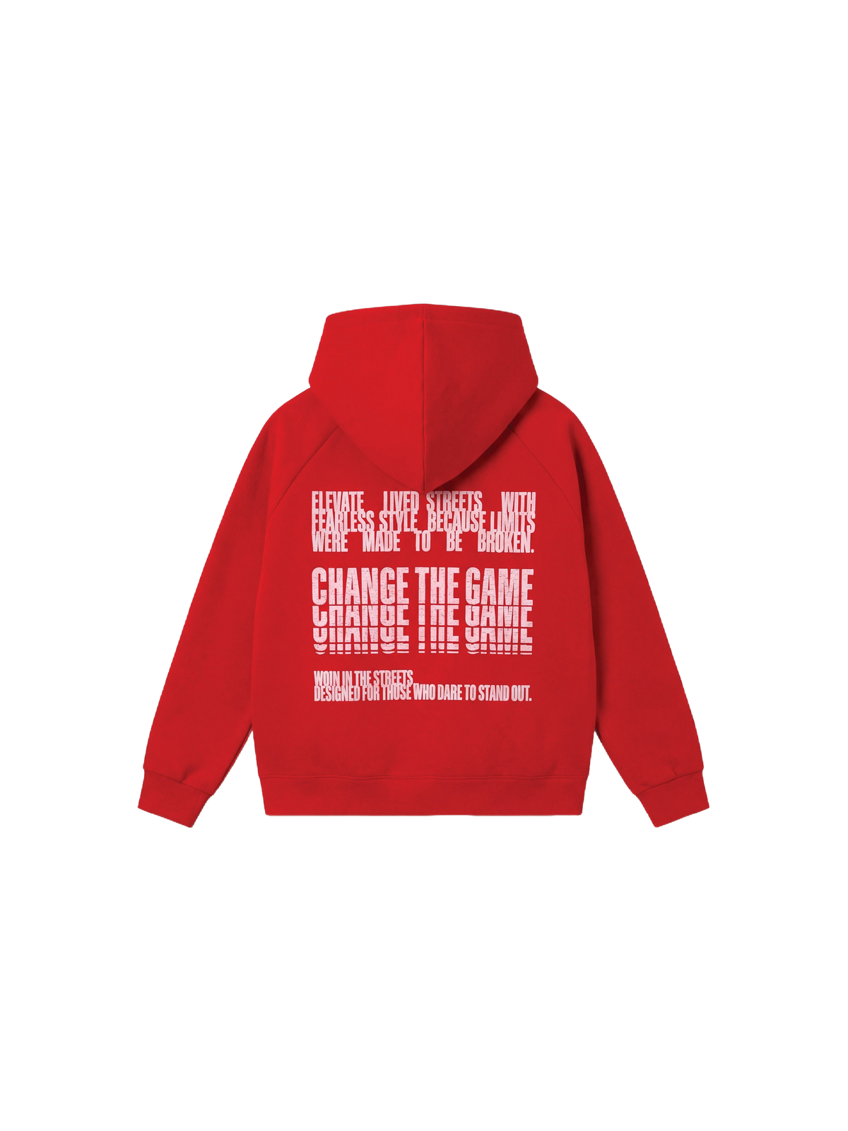 Hættetrøje Change The Game Illusion Rød – 8