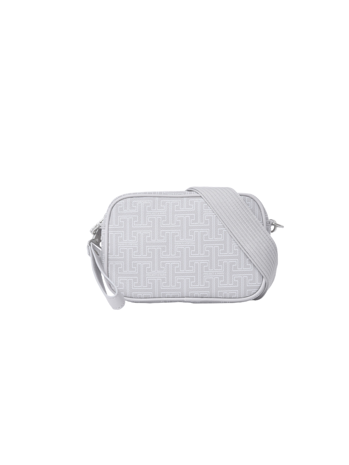 Pieni monogrammiolkalaukku Harmaa – 1