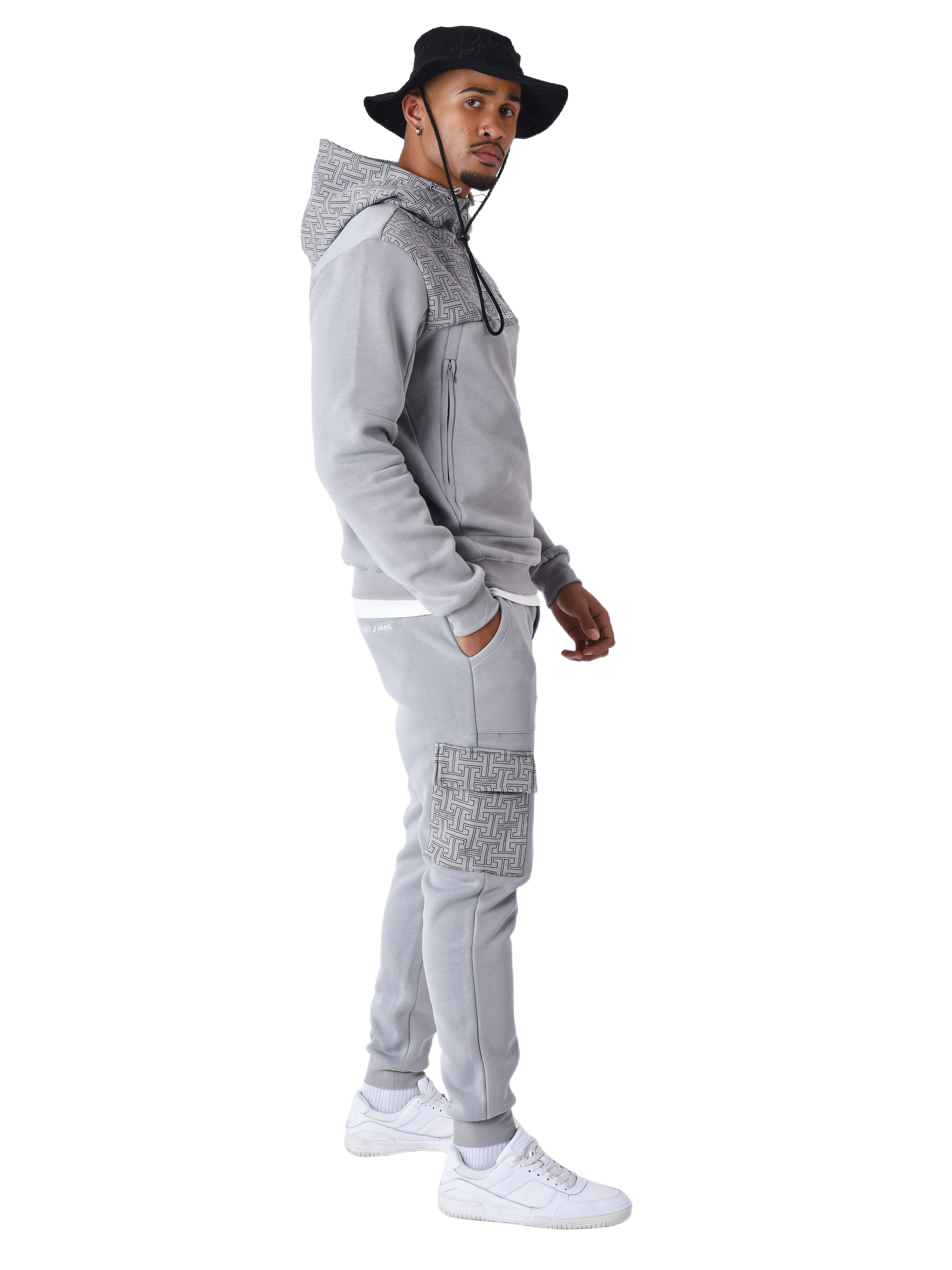 Jogginghose mit Monogramm-Print-4