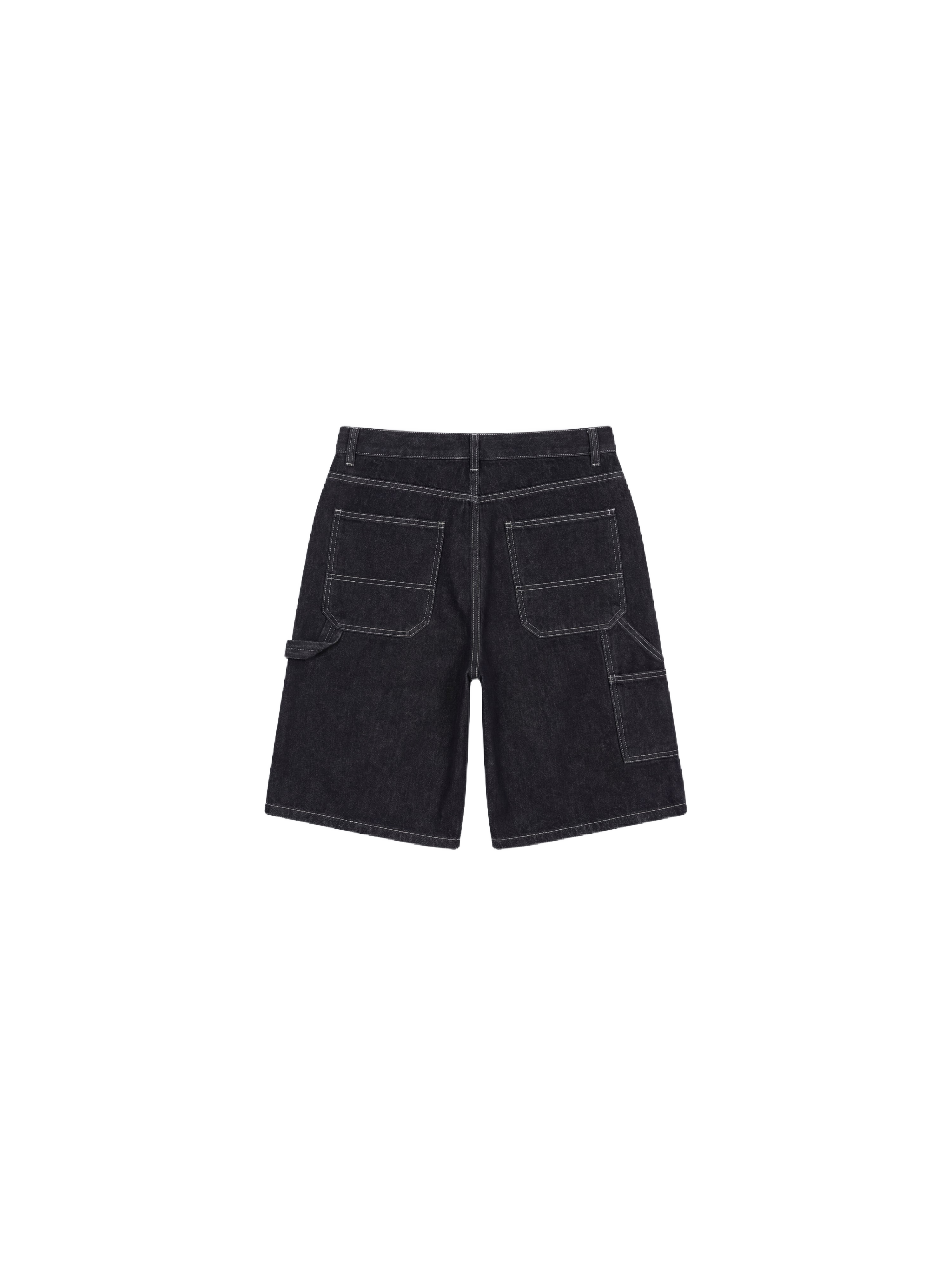 Bermuda en denim avec poches utilitaires-7