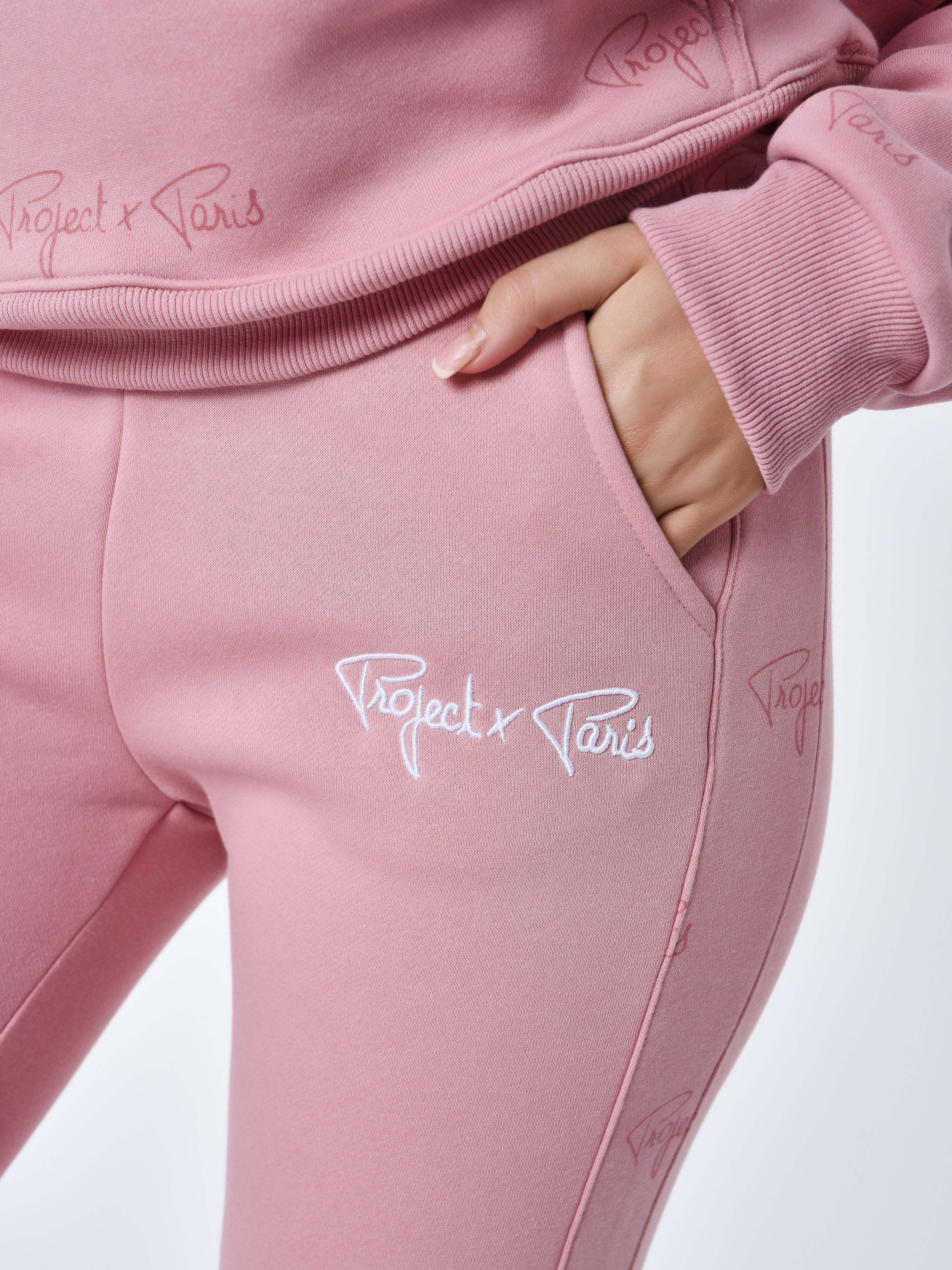 Joggingbyxor med signaturband över hela-5