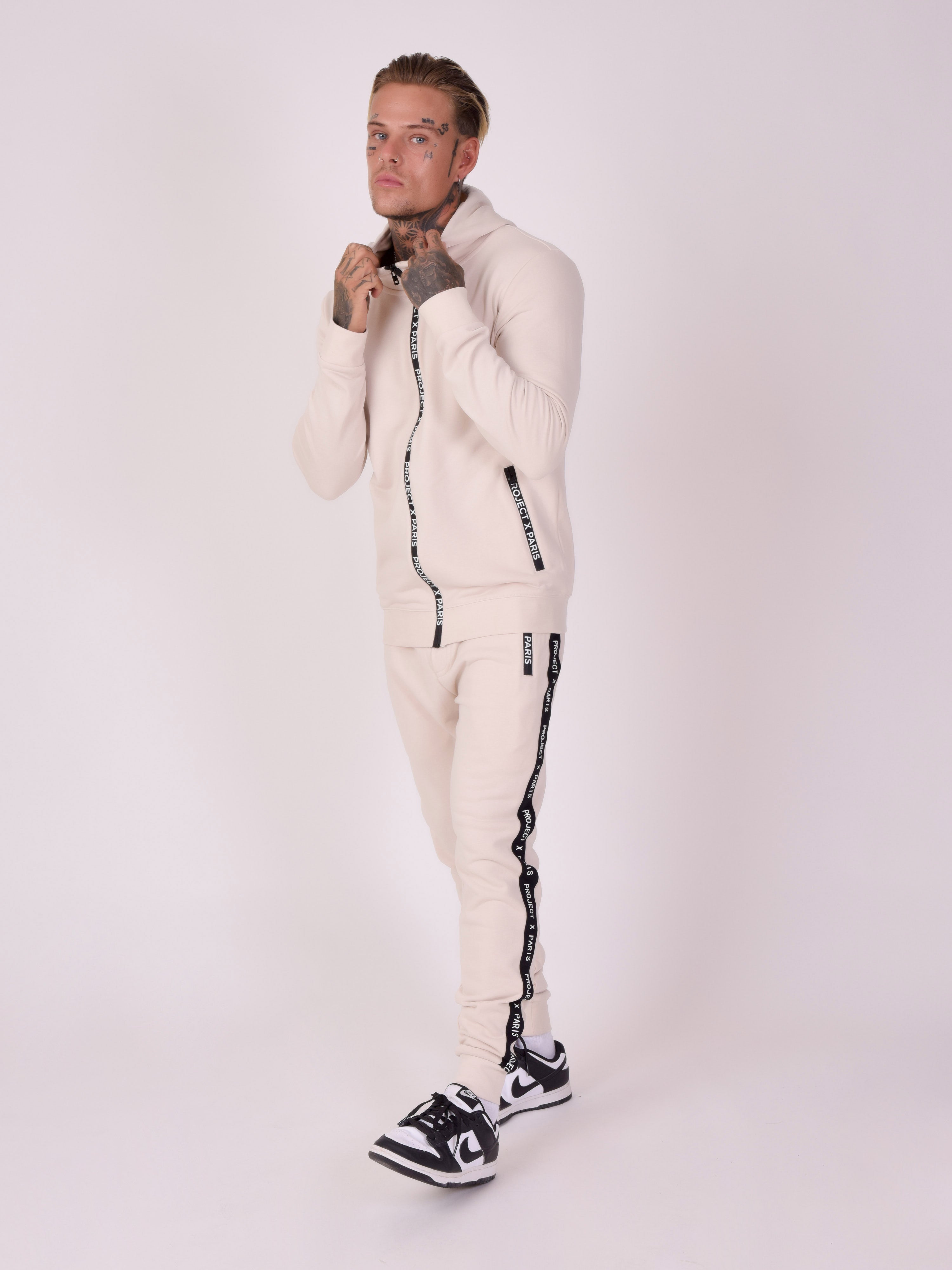 Bas de jogging basic zip logo-1