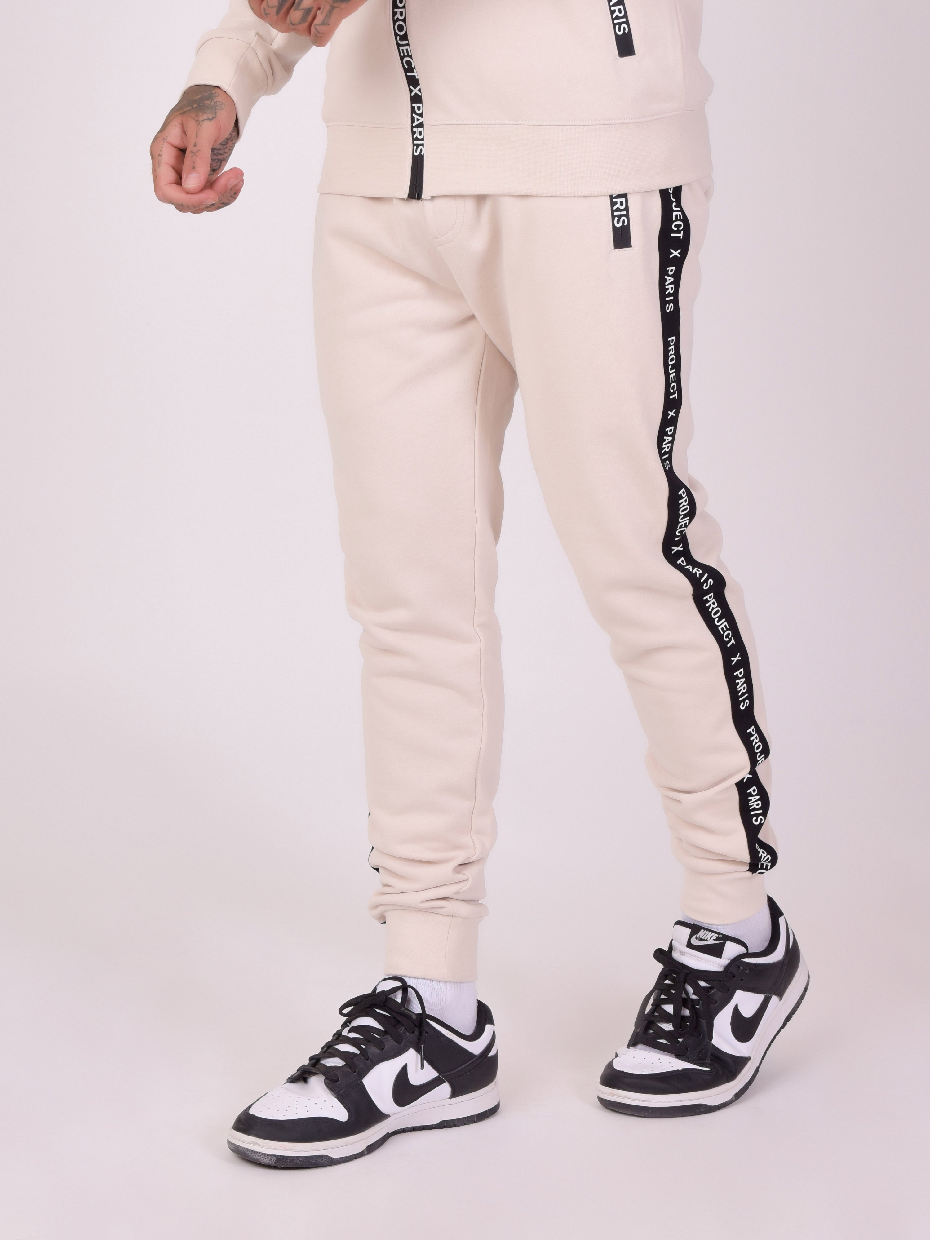 Bas de jogging basic zip logo-4