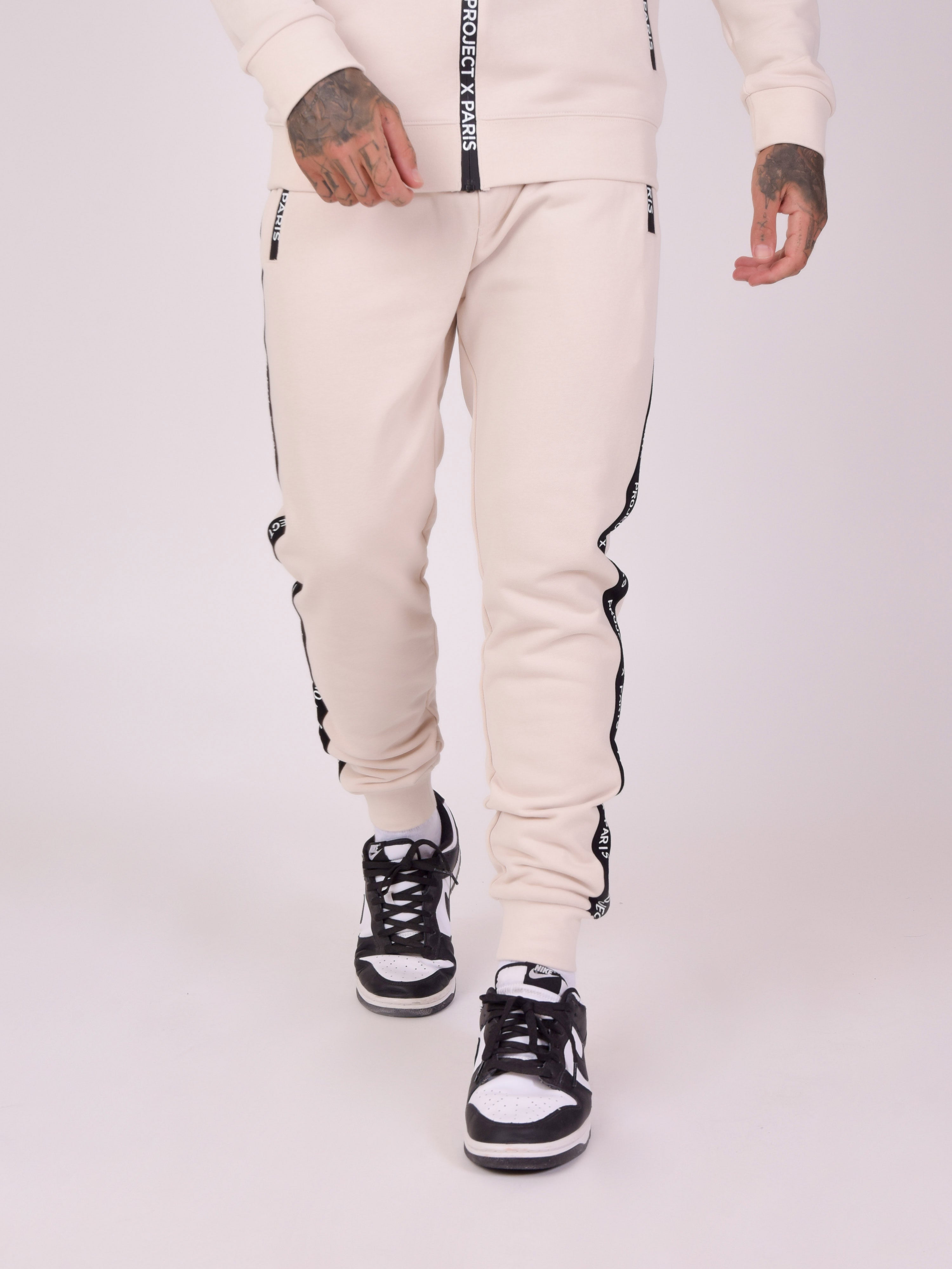 Bas de jogging basic zip logo-3