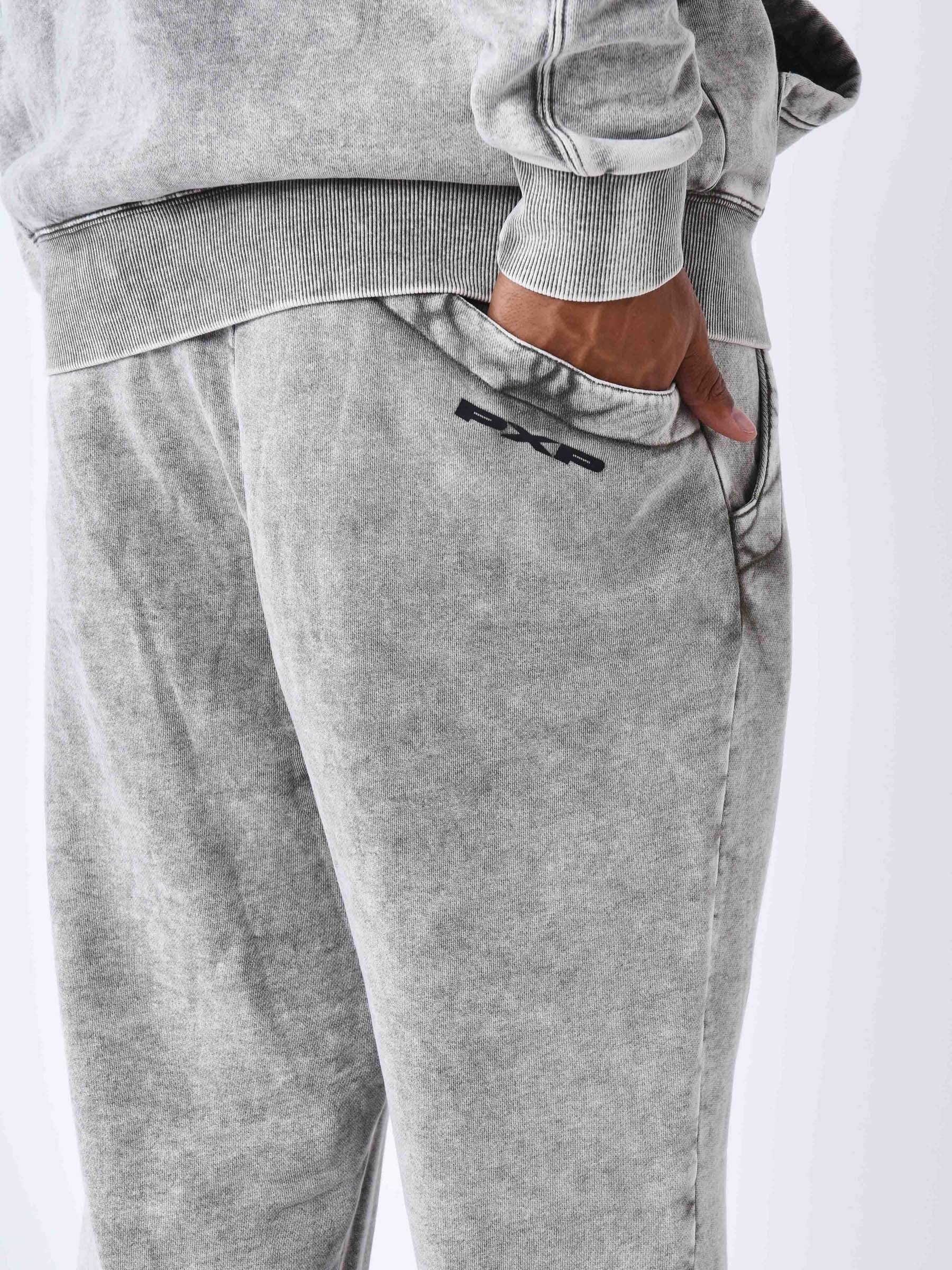 Pantalón de chándal lavado-5