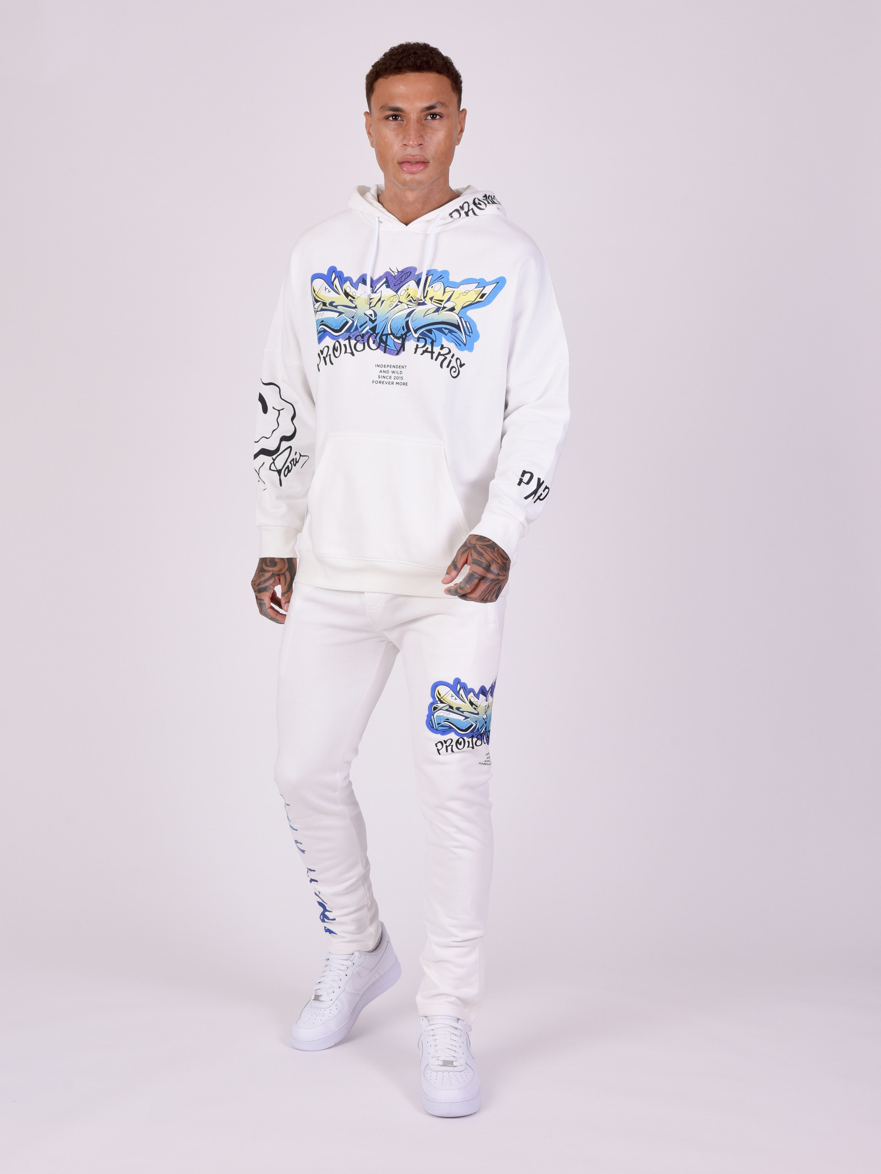 Streetwear-Jogginghose mit Street-Art-Print-5