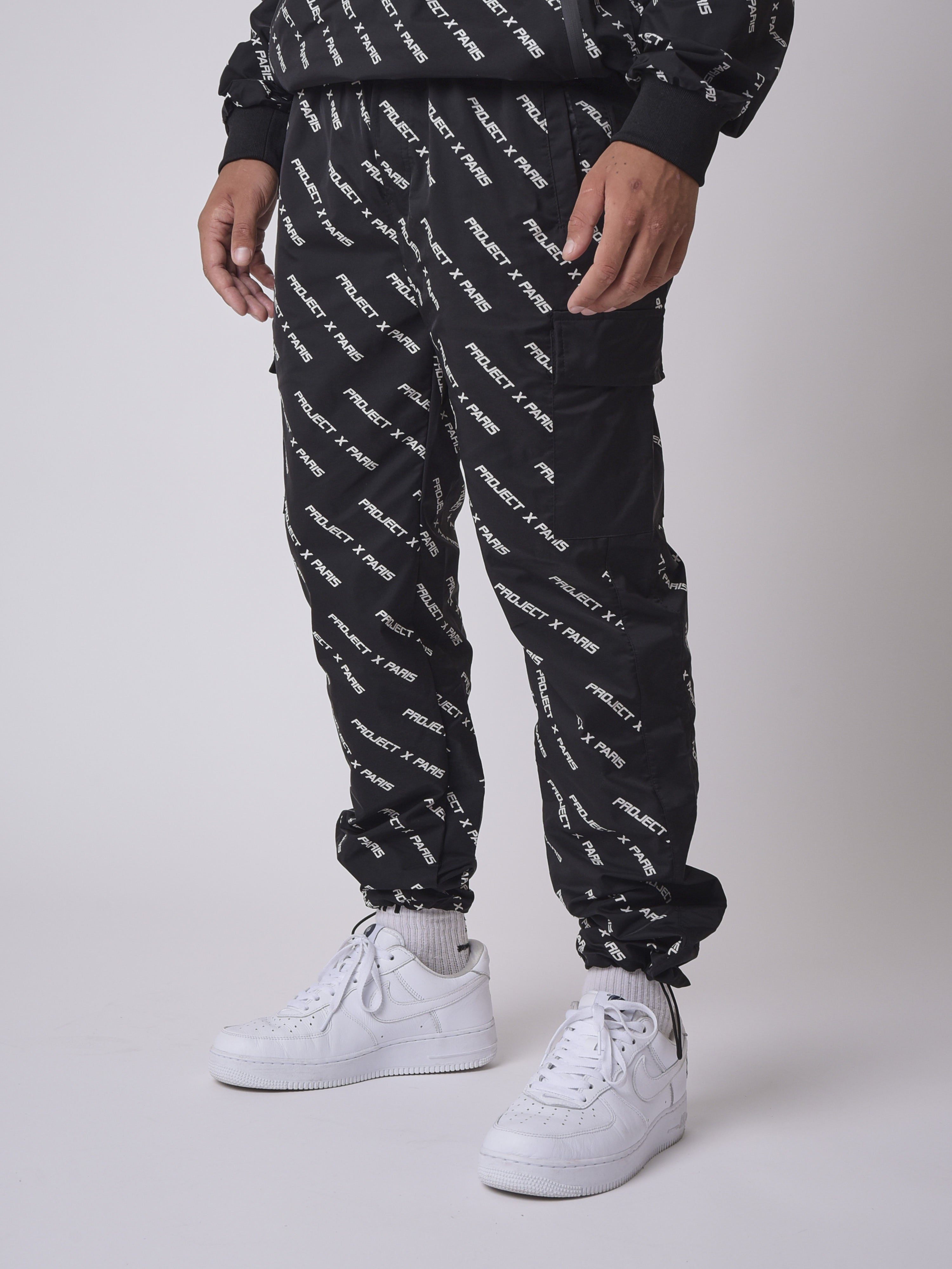 Irisierte Jogginghose mit Logo-1