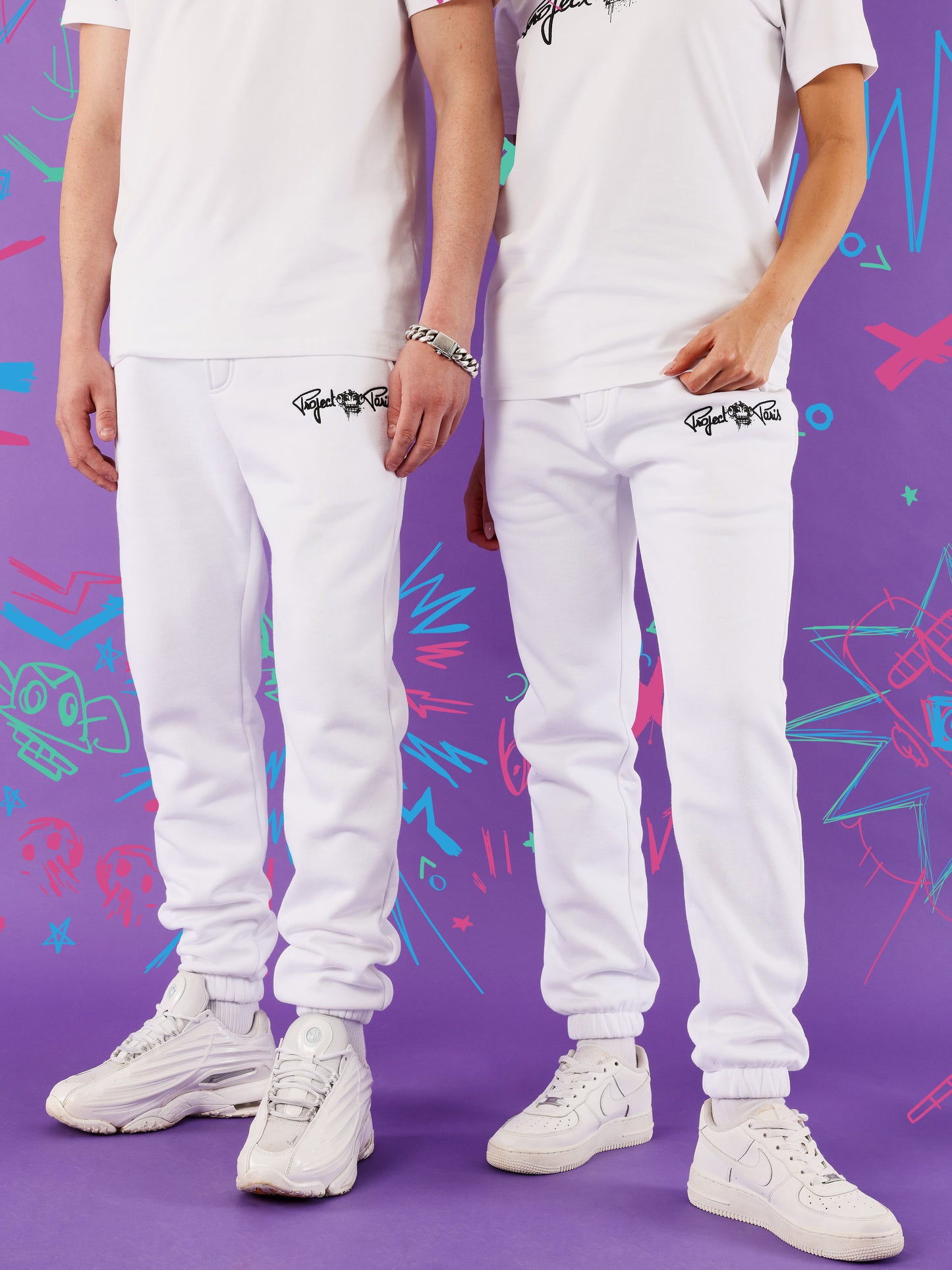 bas-de-jogging-monkey-business-blanc