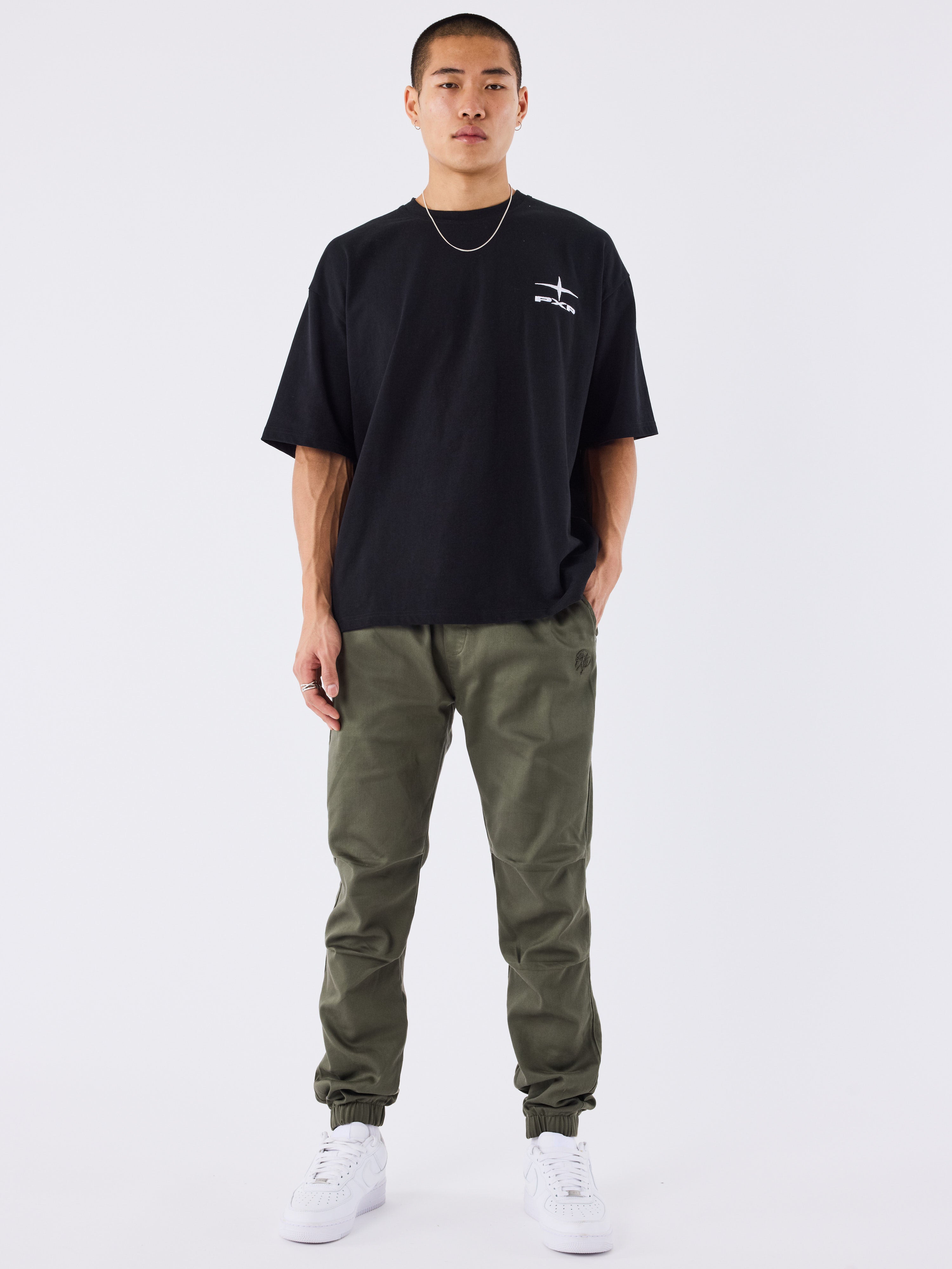 Basic fallskjerm joggebukse-1