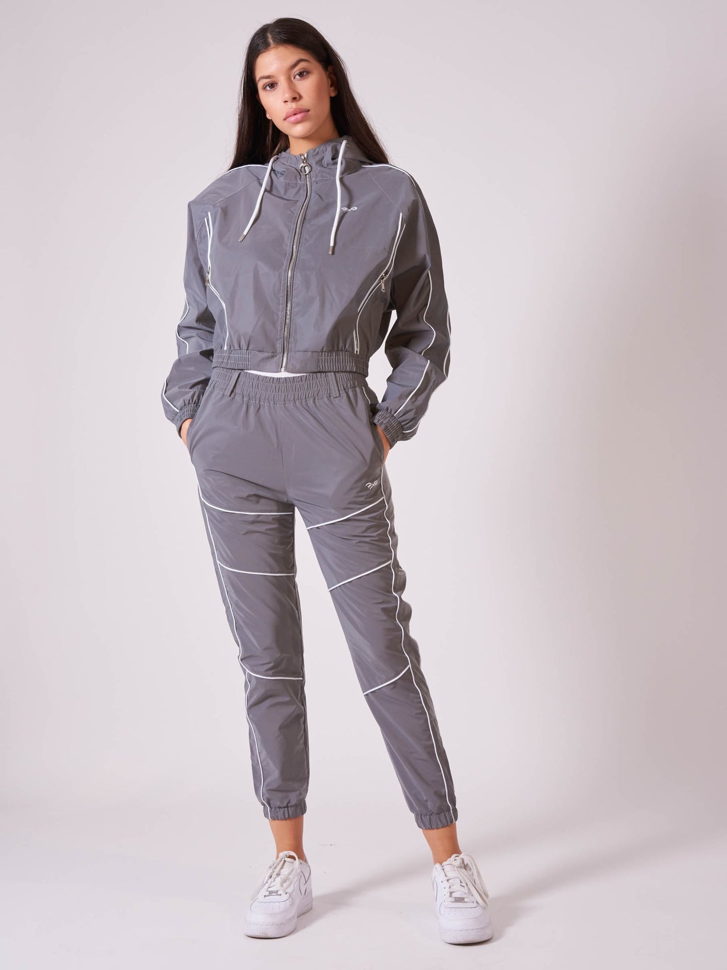 bas-de-jogging-piping-reflechissant