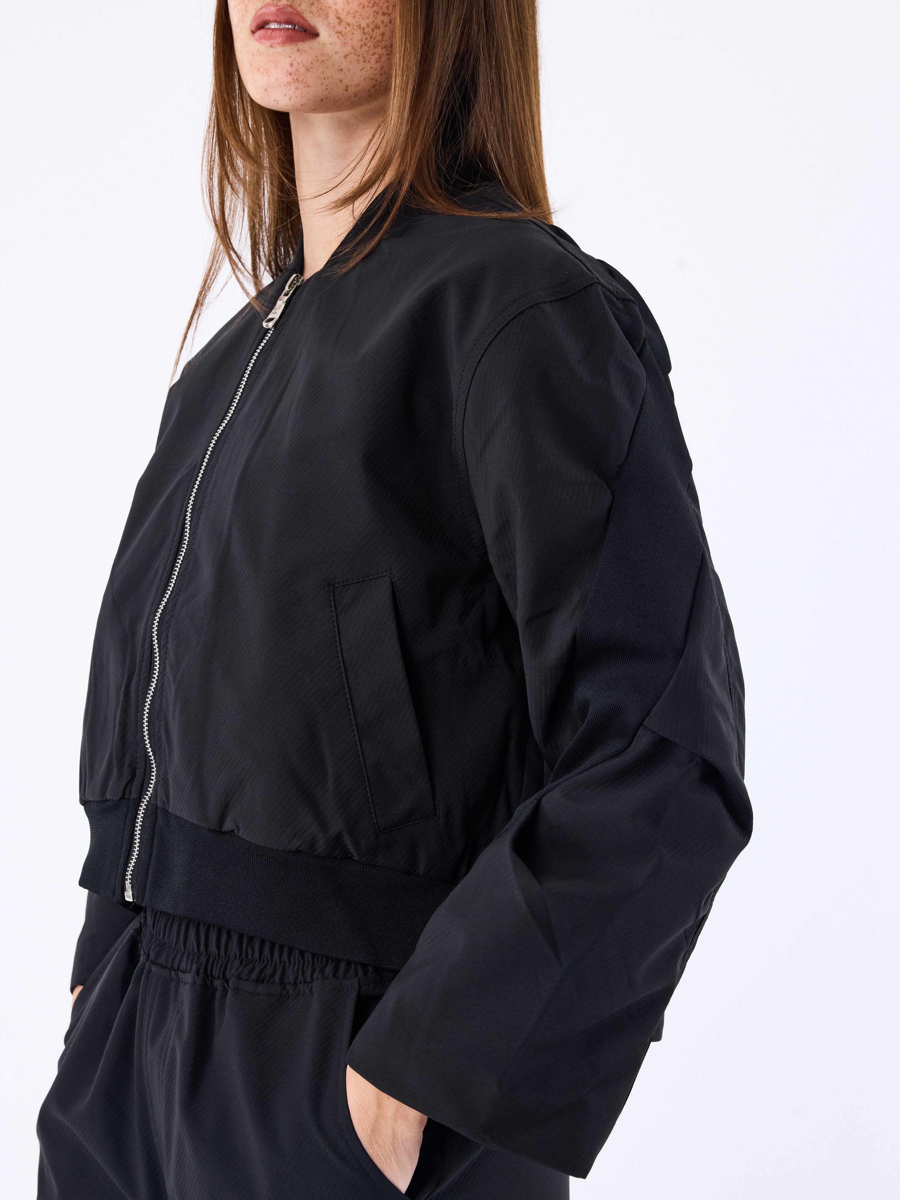 Cropped bomber jacket-5