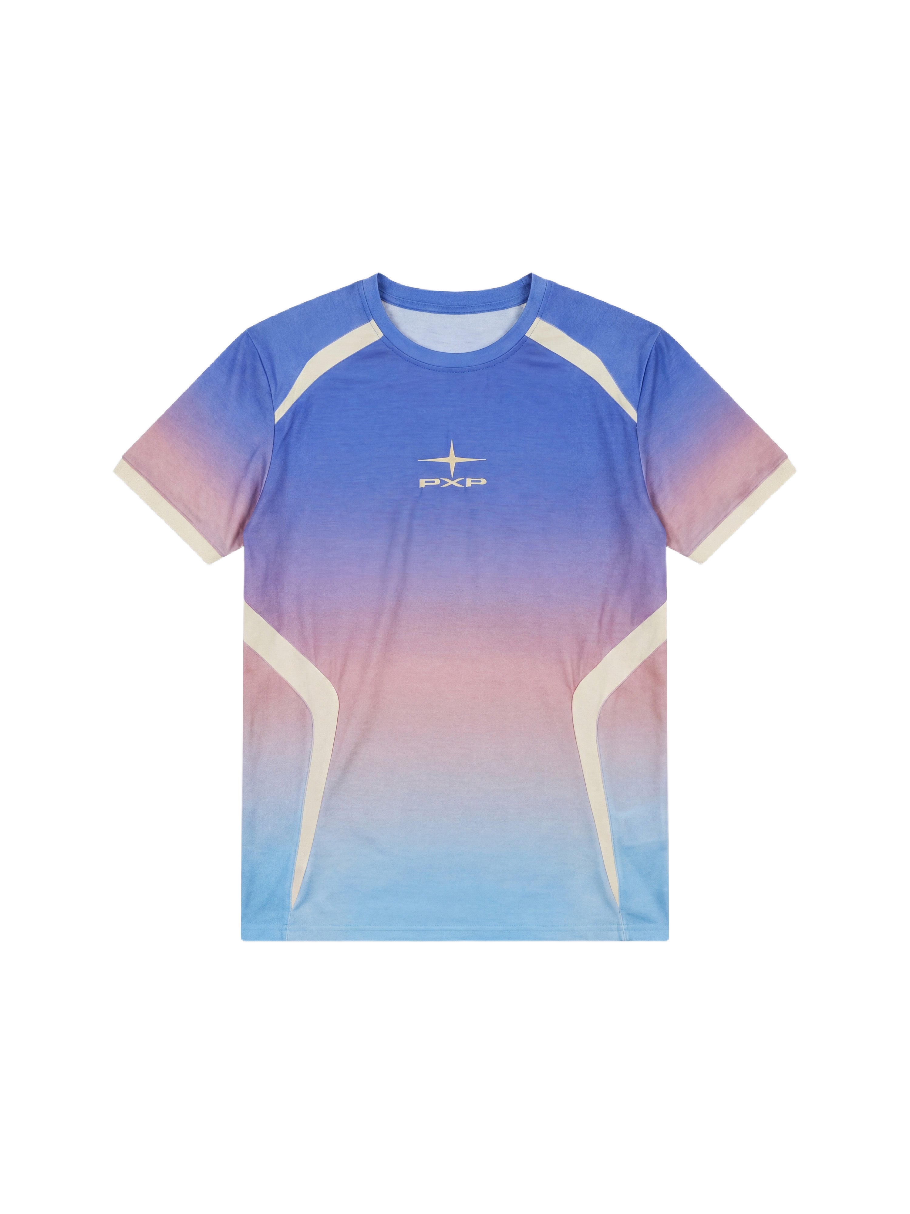 Camiseta de manga corta degradada-6