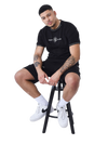 Camiseta lisa con banda logo