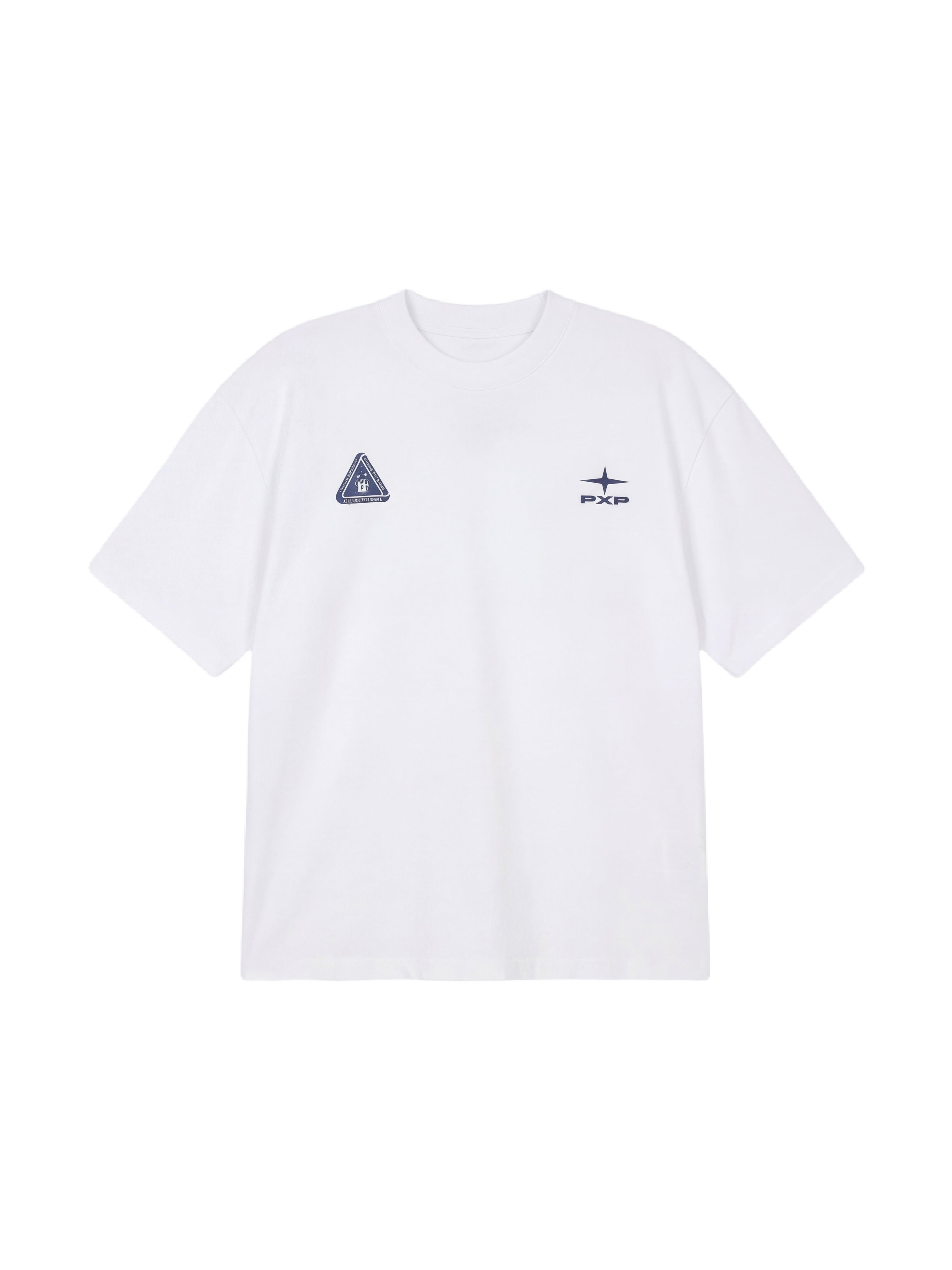 Camiseta de manga corta con estampado delante y detrás-6
