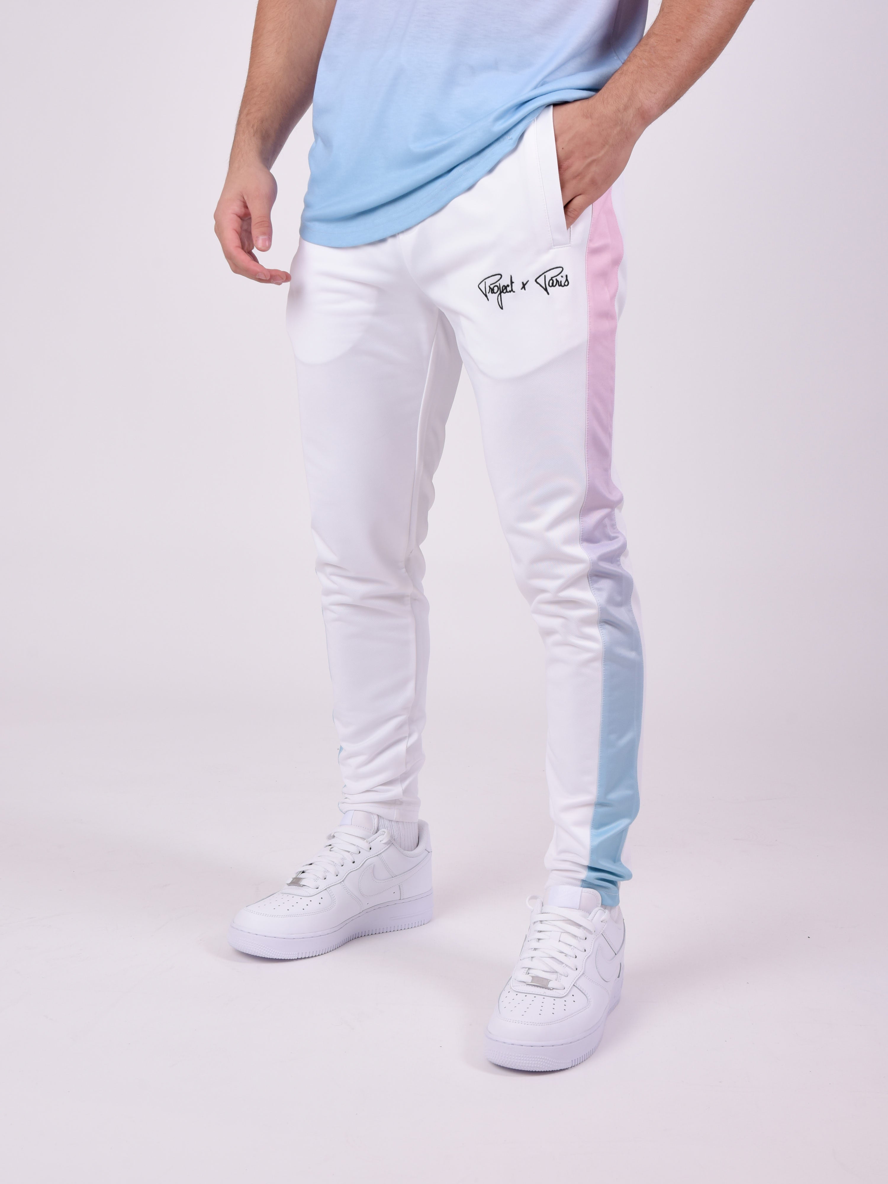 Calça com faixas degradê-1